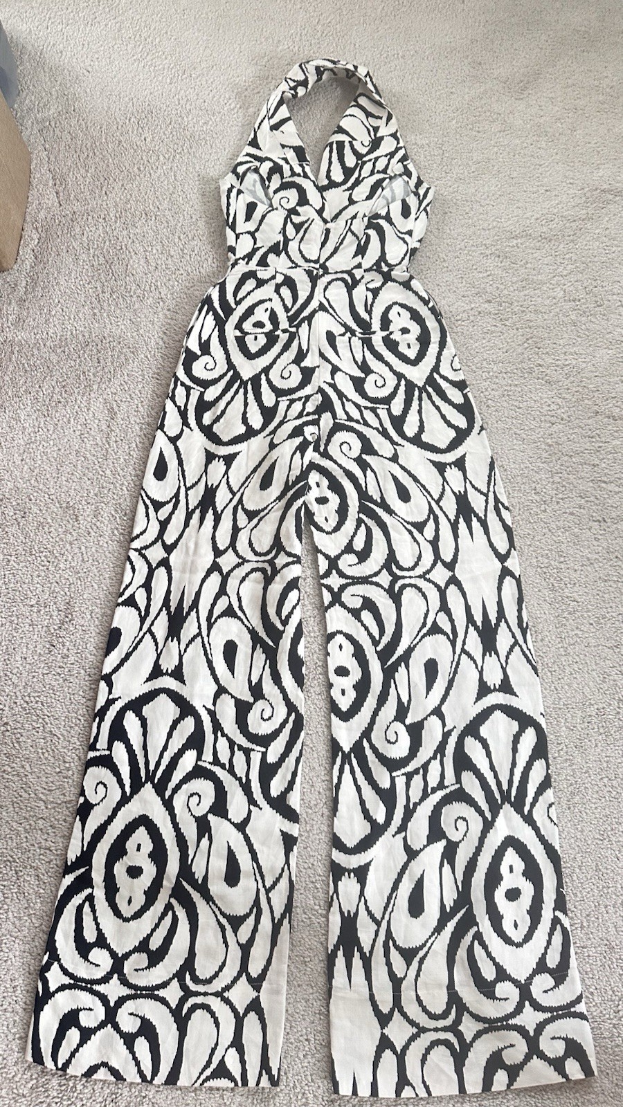 Nicholas Stephania Inez-print jumpsuit Sz 0 . L 62 In W 11.5 In Chest 15 In