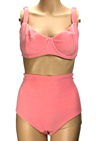 VICTORIAS SECRET SWIM SUIT SET PUSH UP BIKINI TOP 34DD + MEDIUM BOTTOM NWT