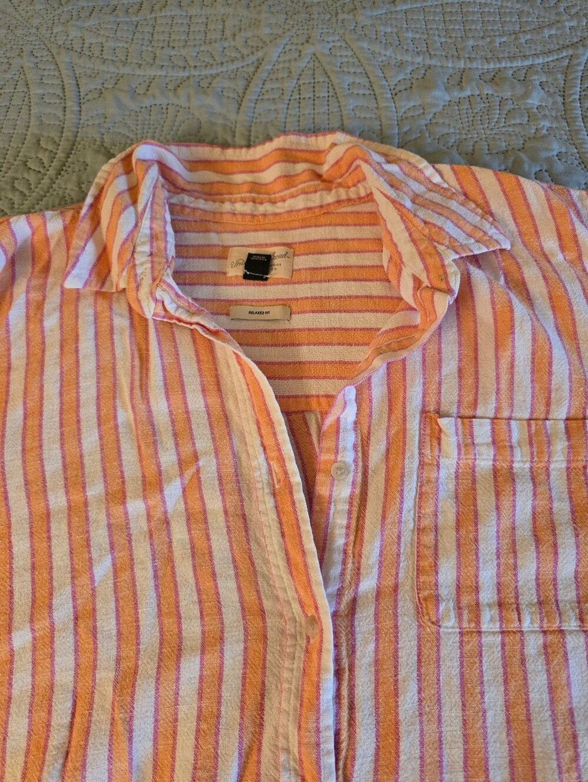 Universal Thread Light Blue Cotton Button-Down Shirt