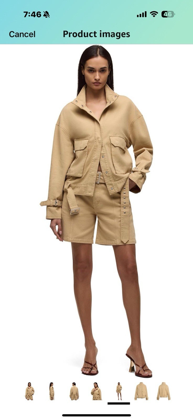 HUDSON Women’s Relaxed Utility Jacket Xl