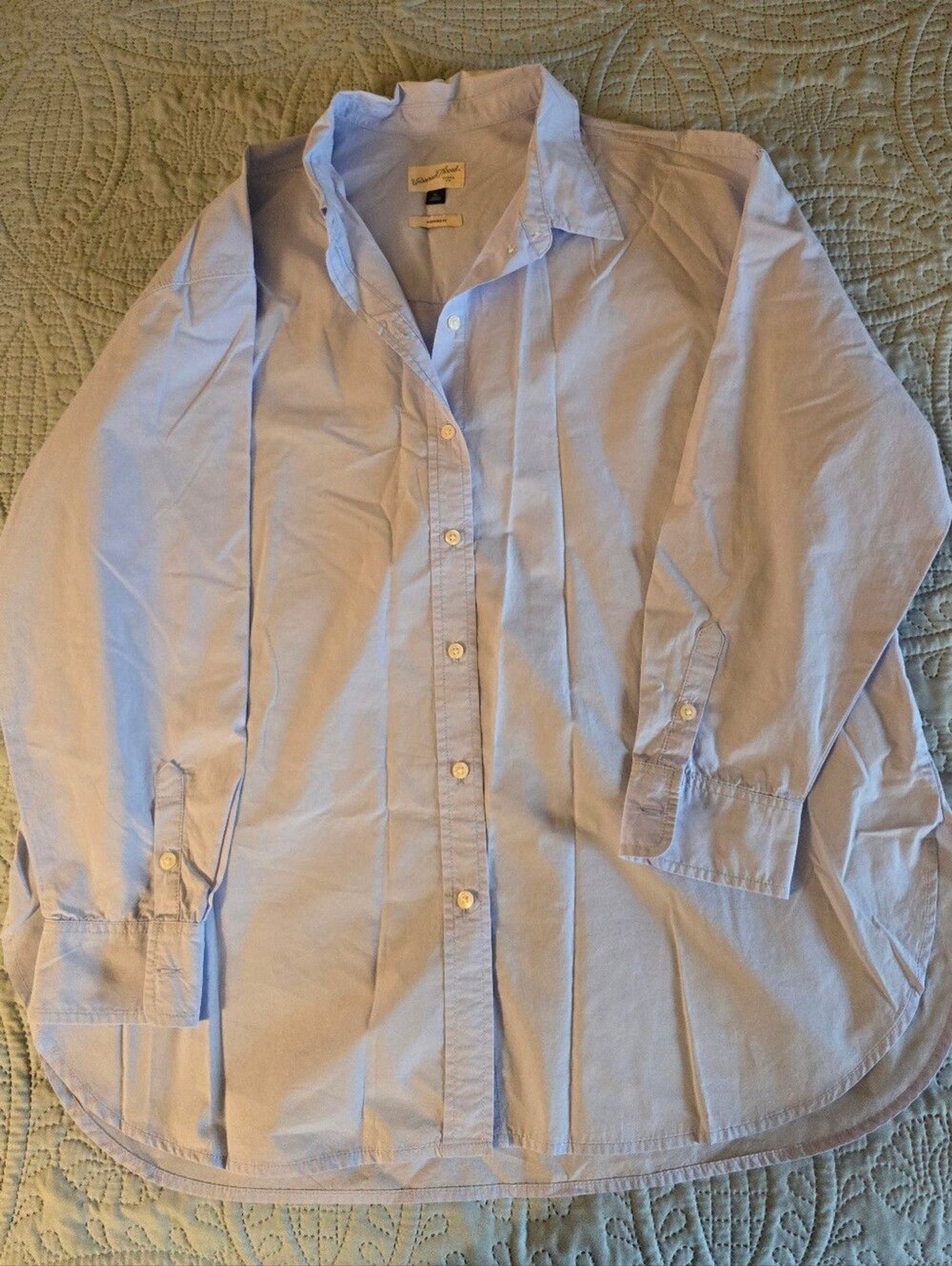 Universal Thread Light Blue Cotton Button-Down Shirt