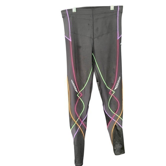 CW-X Stabilyx Cropped Compression Support Leggings Women’s M Rainbow