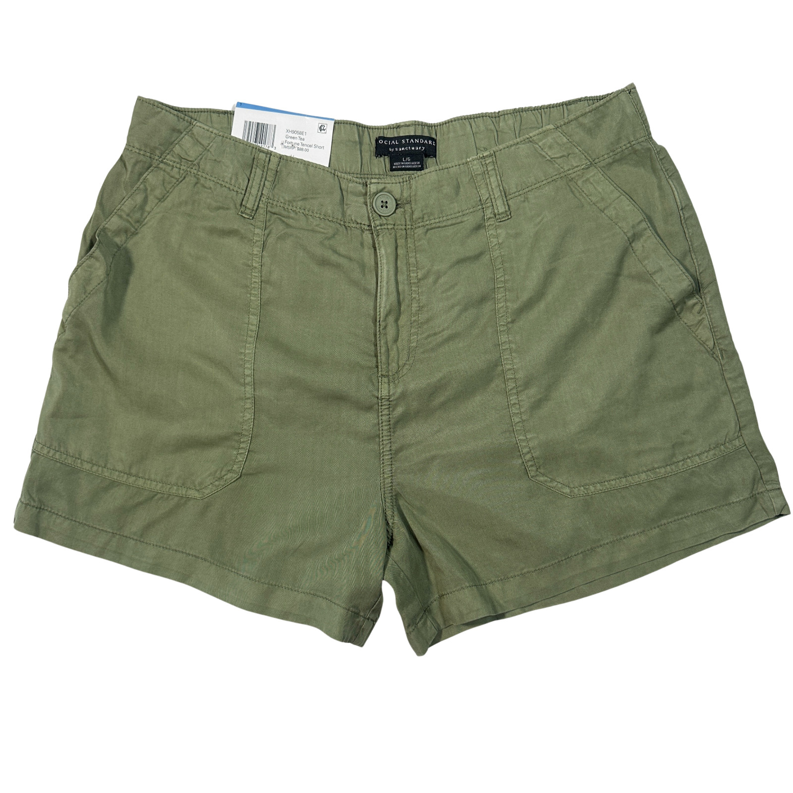 NEW – Social Standard – Women’s Mid Rise Tencel Short