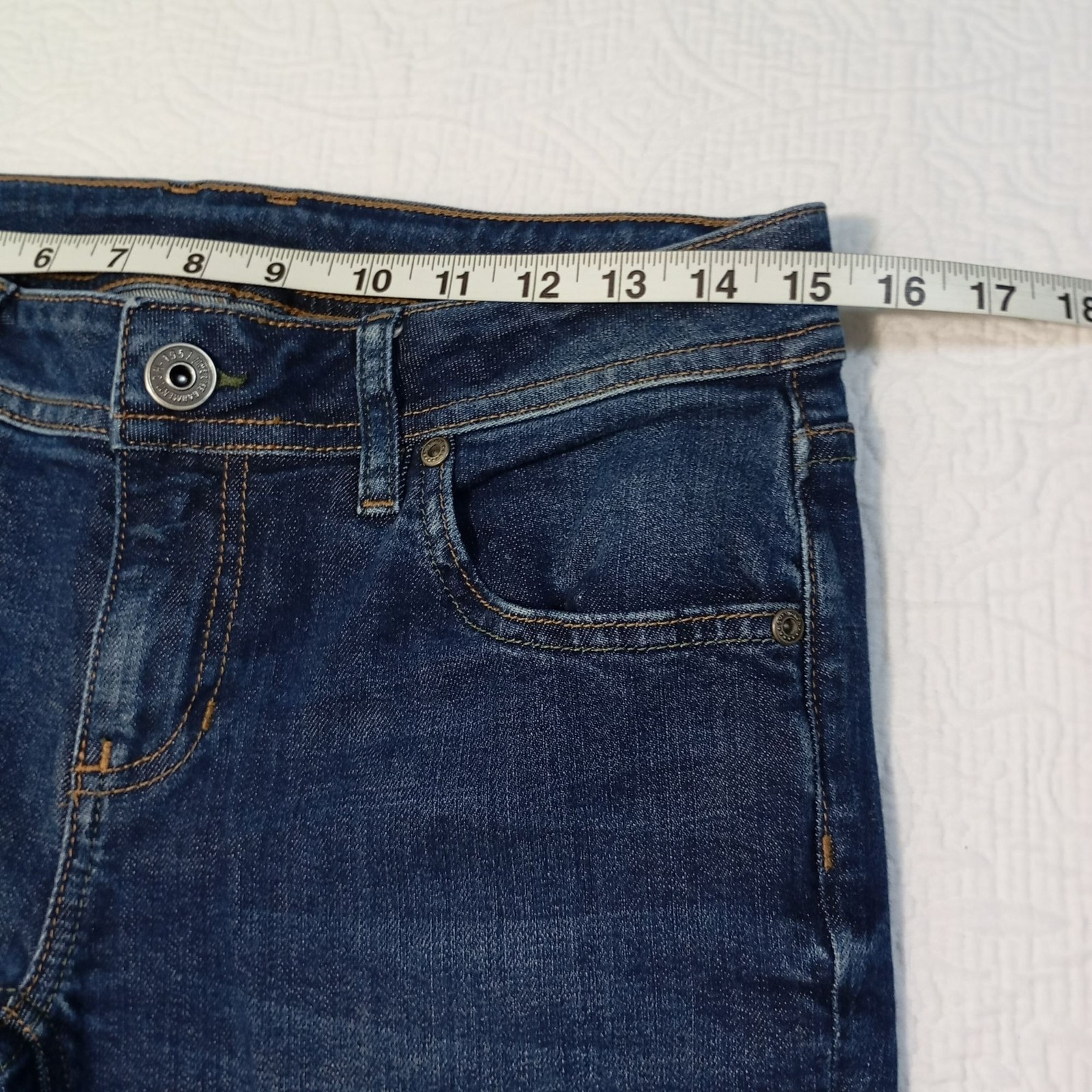 Chevignon Skinny Jeans Sz 10 Women Blue Stretch 99% Cotton 1% Elastane Classic