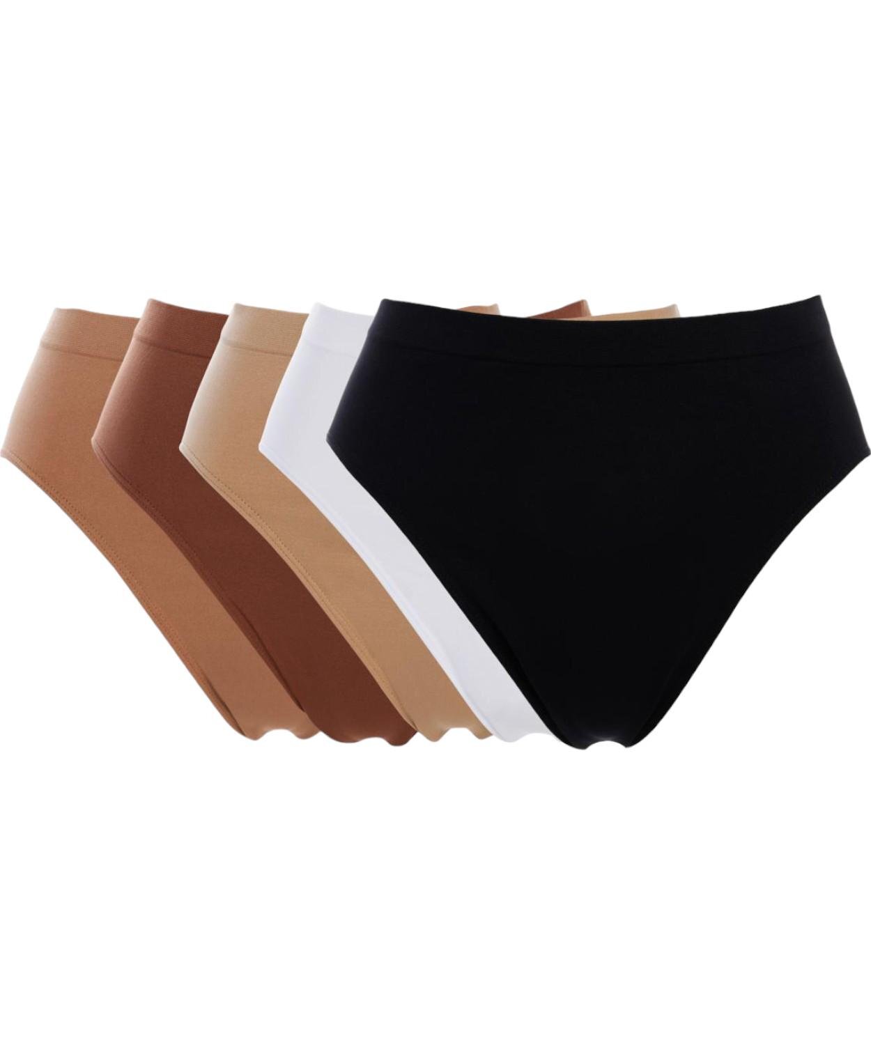 Rhonda Shear 5-pack Original Seamless Ahh Brief Multi