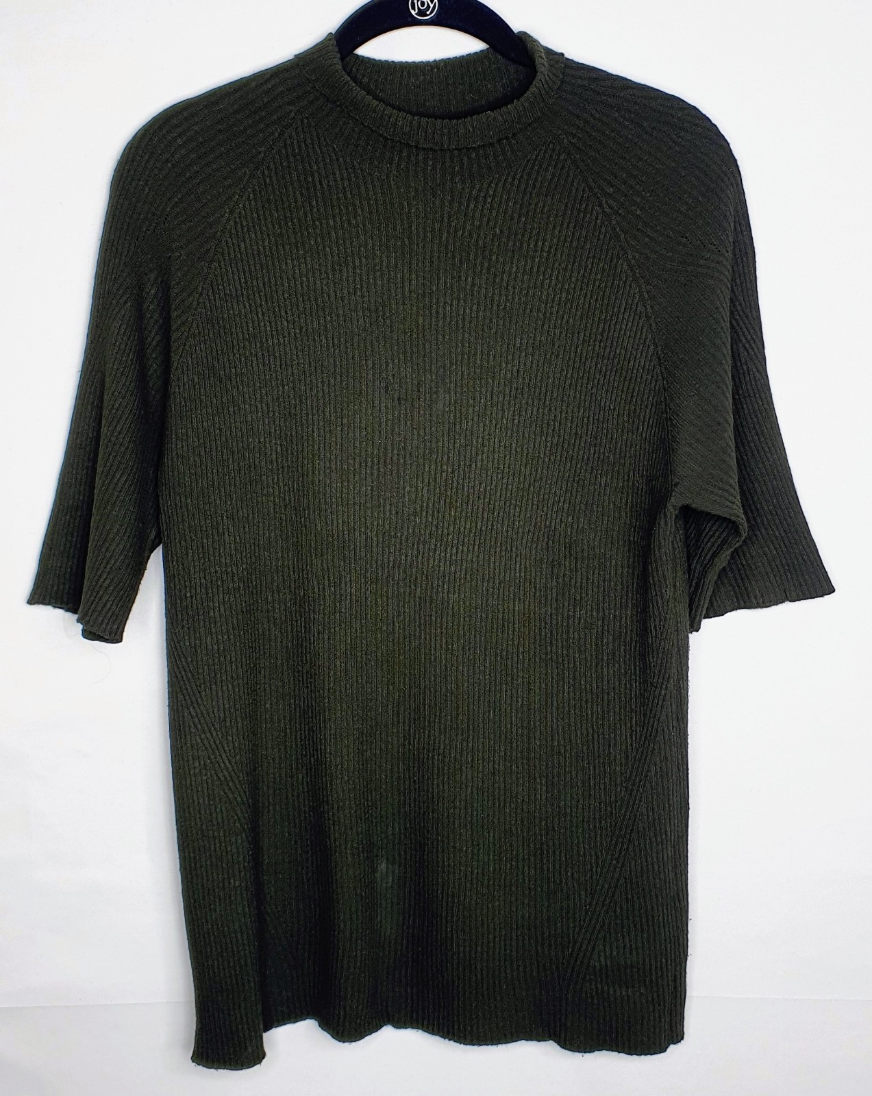 Ellen Tracy Sweater Women’s XL Olive Green Blended Fabric Roll Neck Vintage