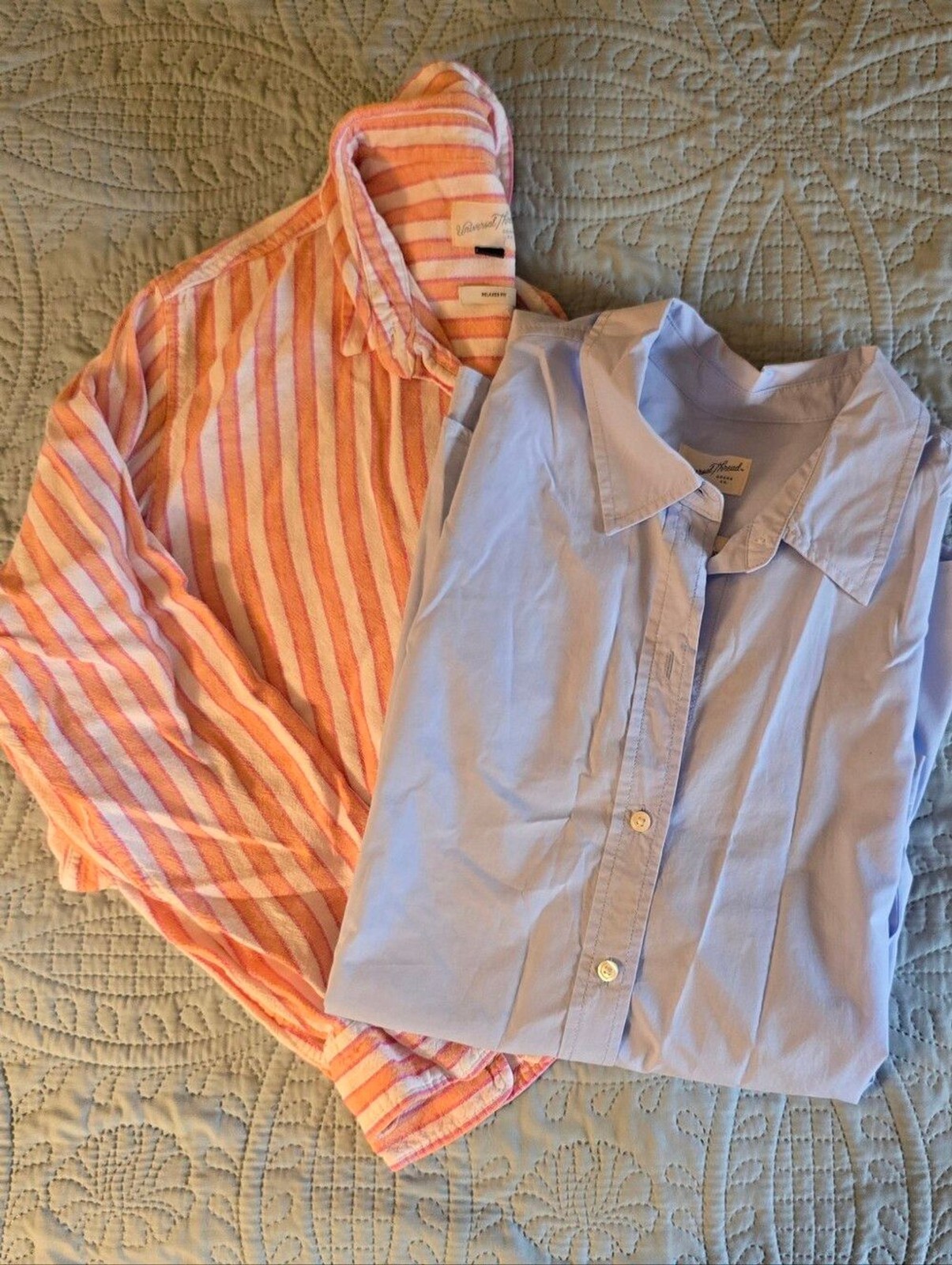 Universal Thread Light Blue Cotton Button-Down Shirt