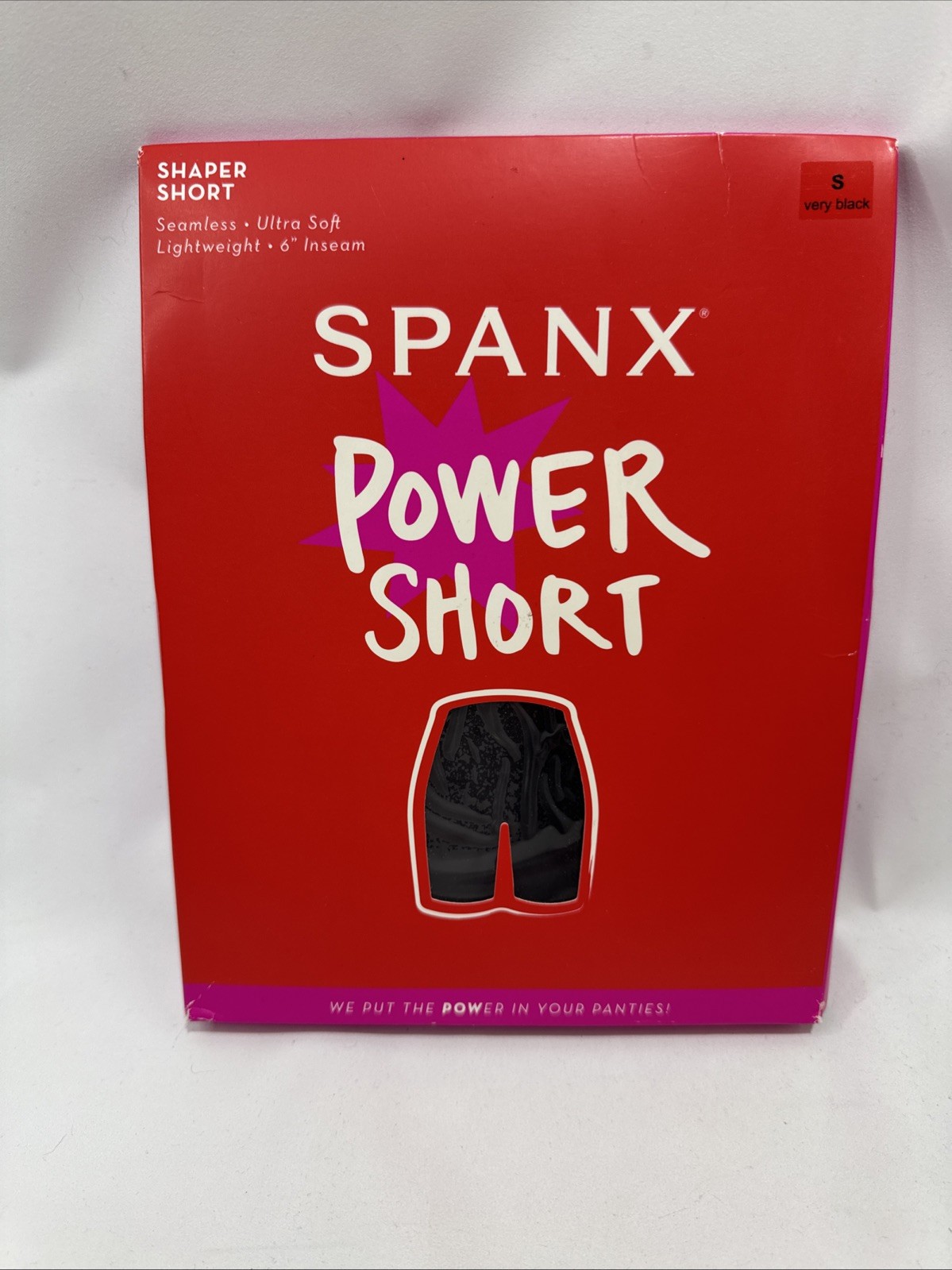 Spanx Power Shorts Shaper 2744 Black Size S