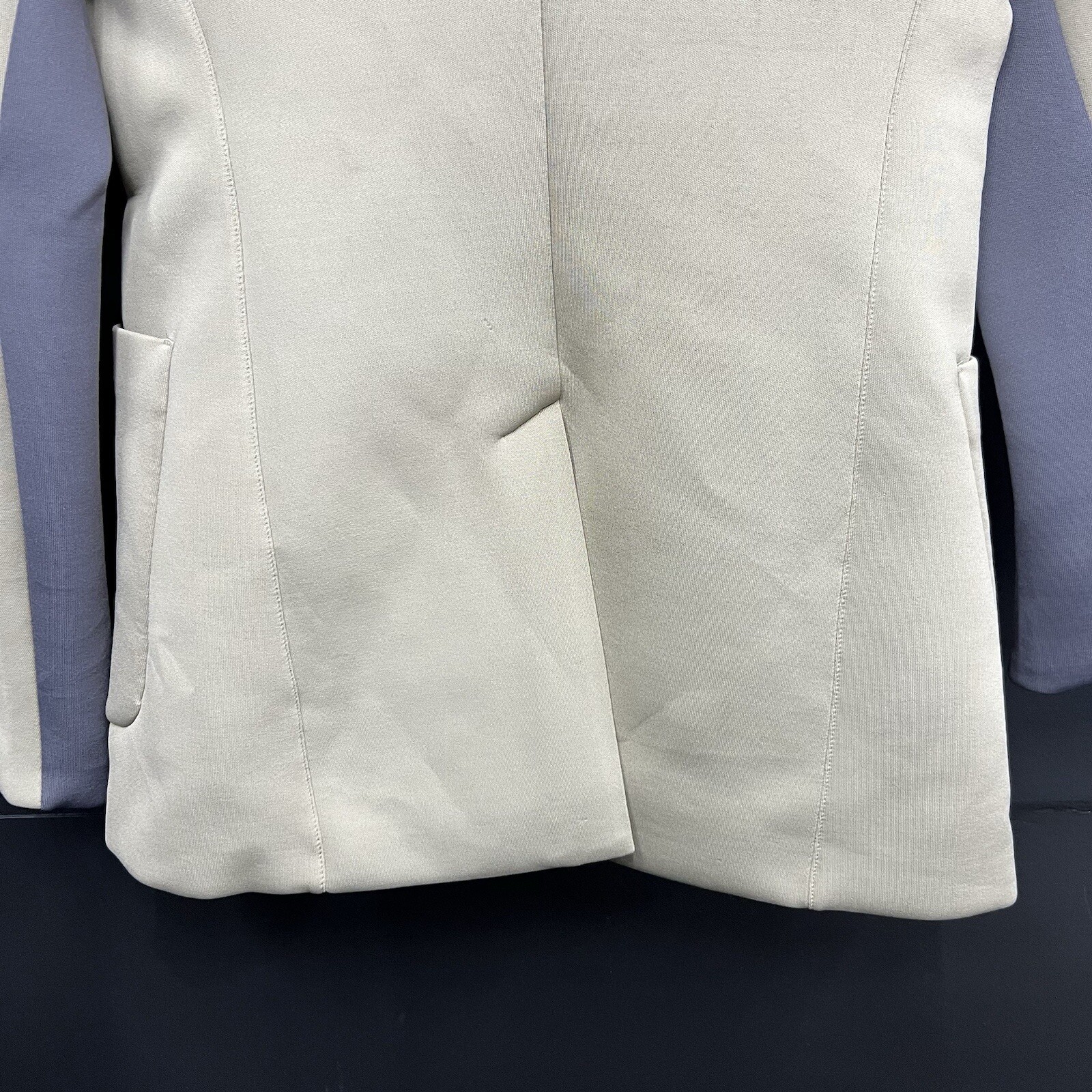 Jordan Classic Suit Jacket Size Small Womens Khaki Thunder Grey Brown $120