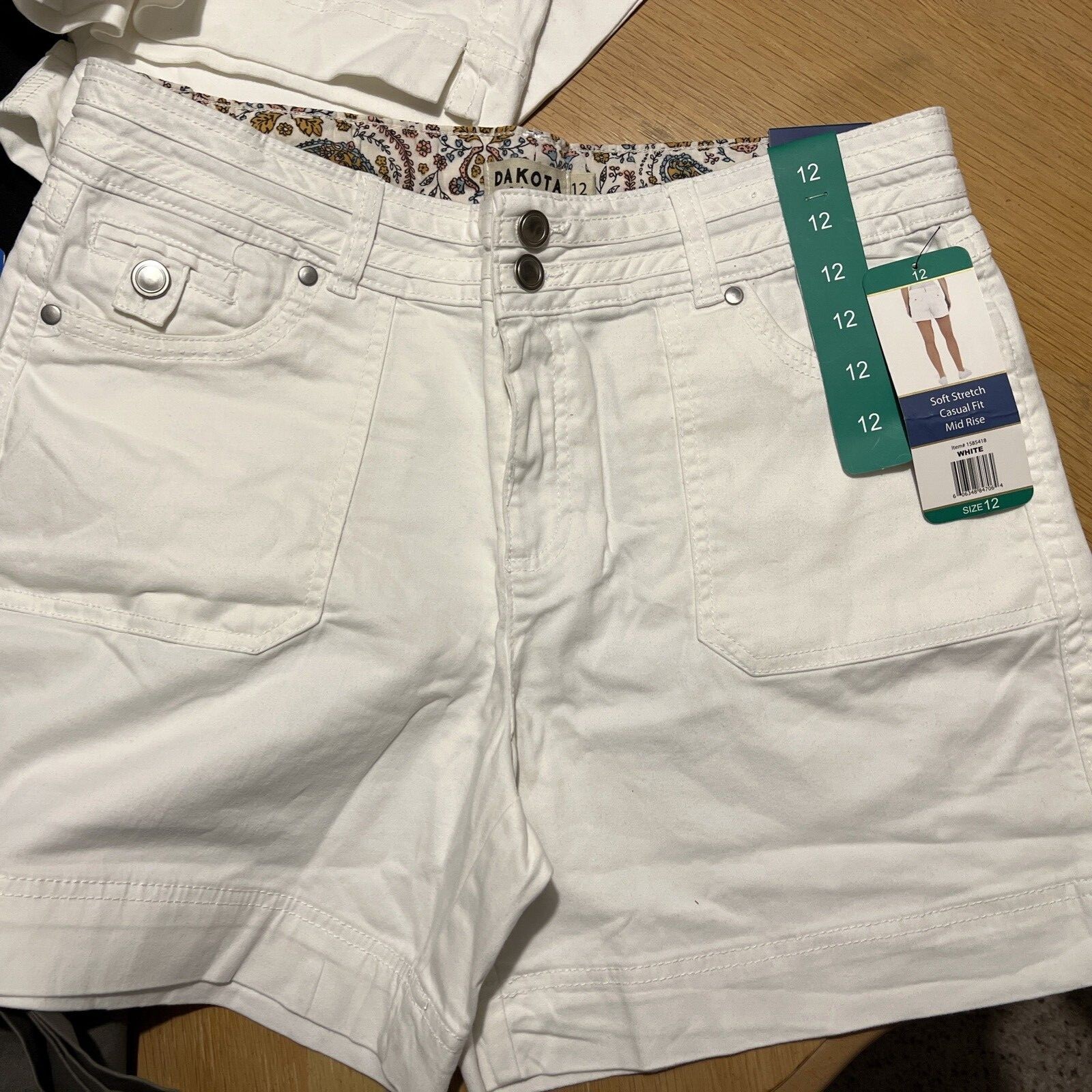 Women’s Soft Stretch Casual Fit Mid Rise Shorts Colors & Sizes CHOICEs dakota