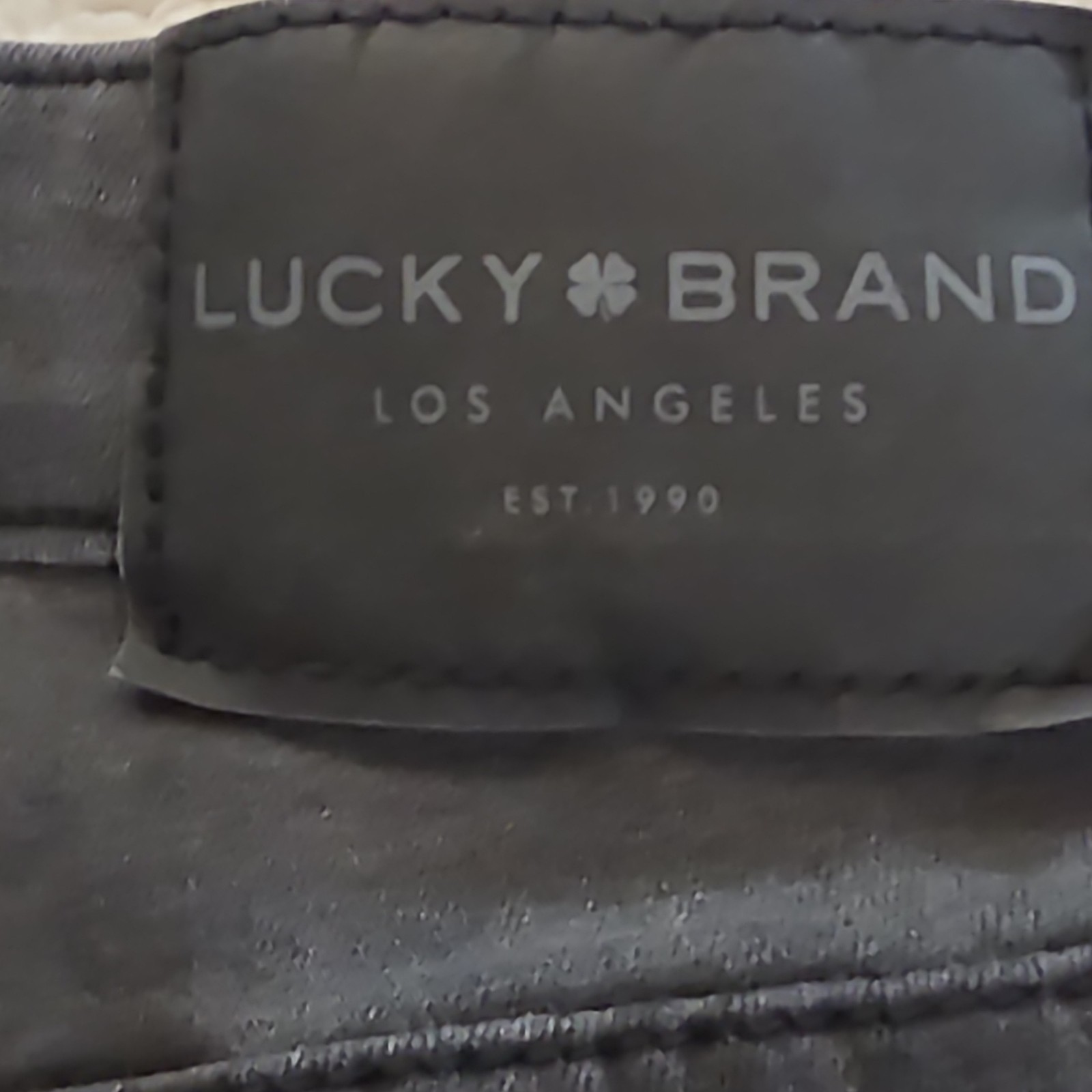 Lucky Brand Women’s Skinny Low Rise Black Dark Wash Denim Jeans 5-Pocket Zip