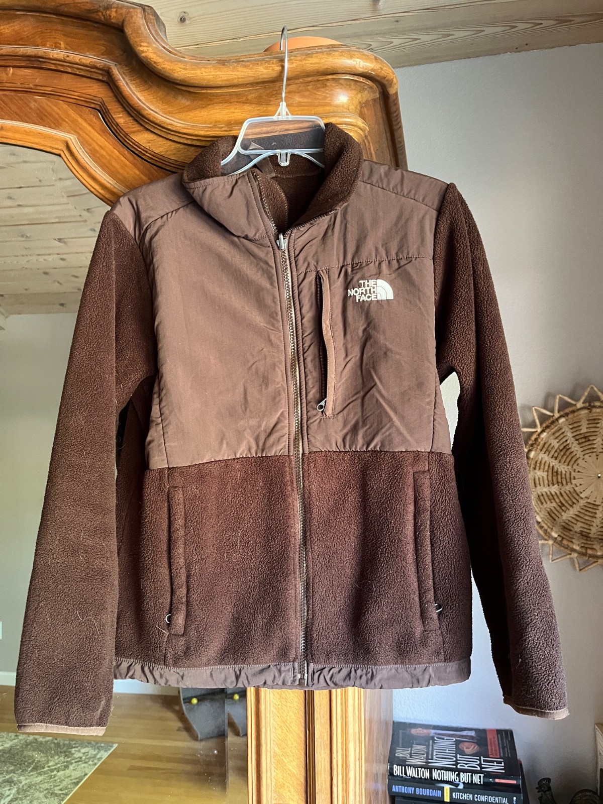 TNF Brown Denali Full Zip up Jacket Fleece