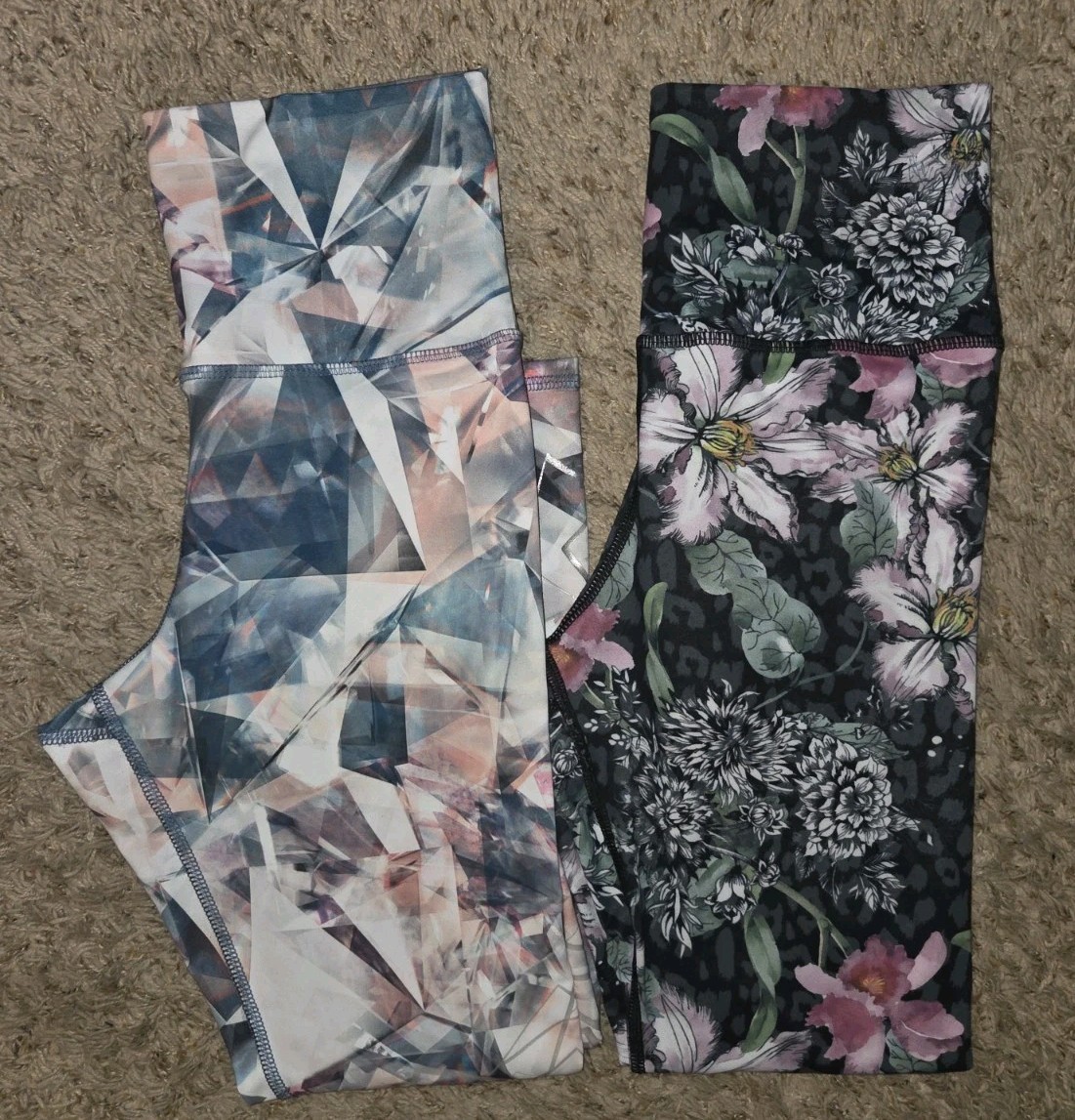 Womens Lot Of 2 Evolution And Creation Leggings Size M Medium Athletic Bottoms