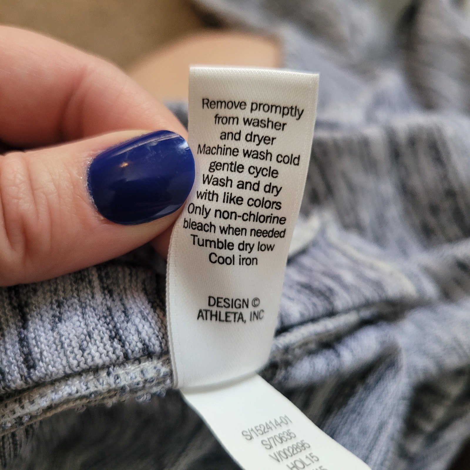 Athleta Women Small Cityscape Long Sleeve Side Zip Space Dye Top Gray Athleisure