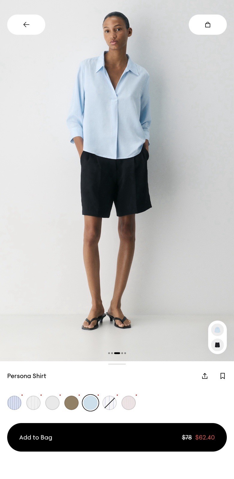 Aritzia Persona Shirt 2xs