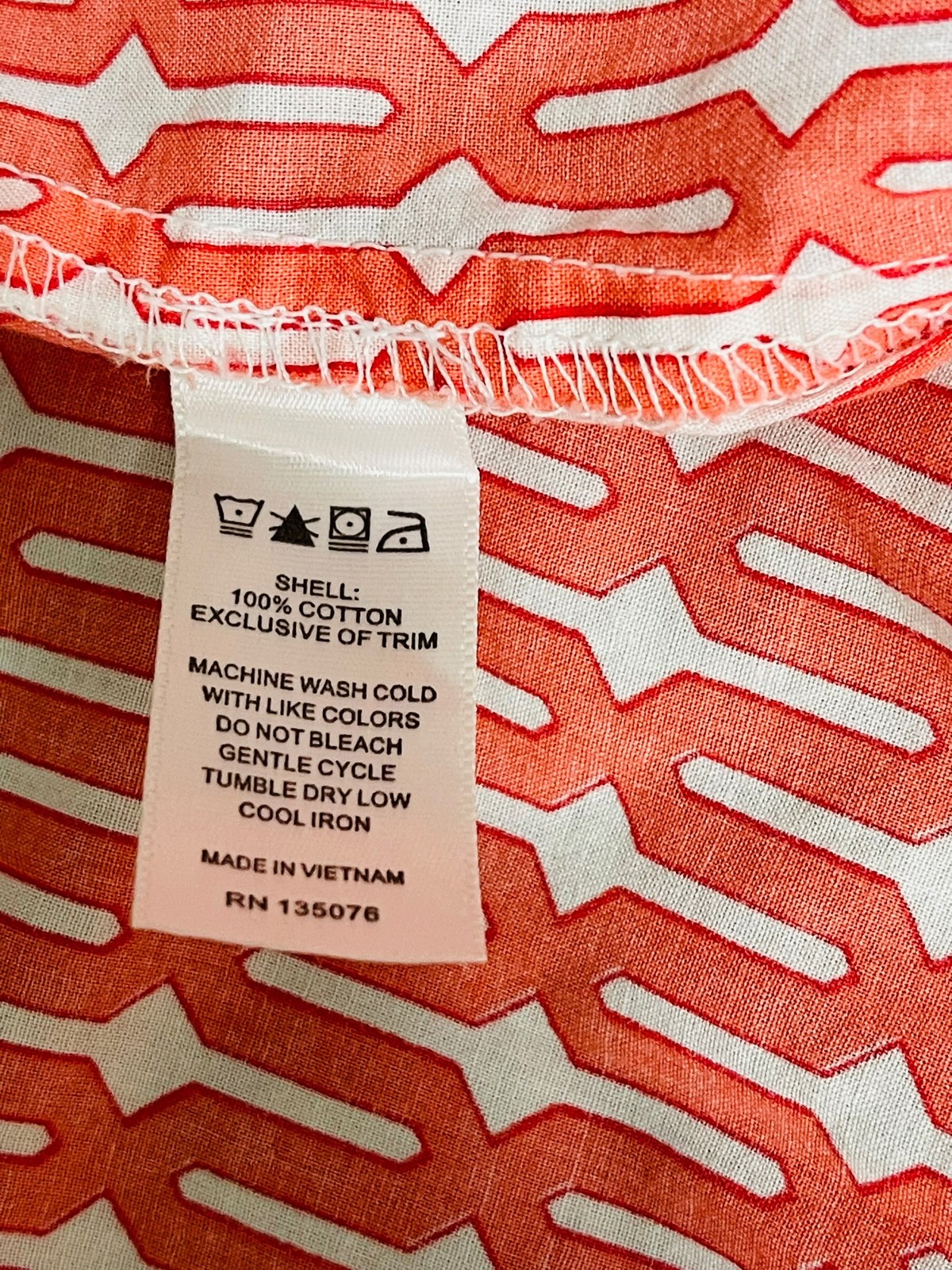 C Wonder Abstract Design Button Up Casual Top