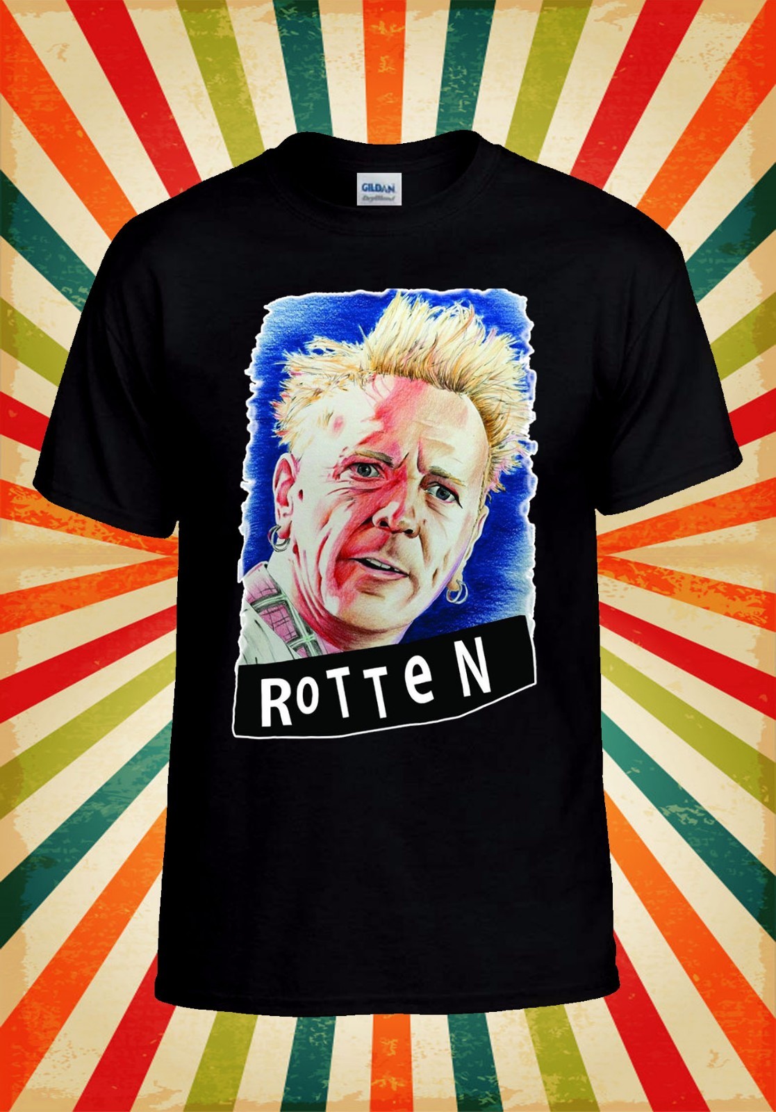 Punk Rocker Jonny Rotten Sex Pistol Men Women Vest Tank Top Unisex T Shirt 2071