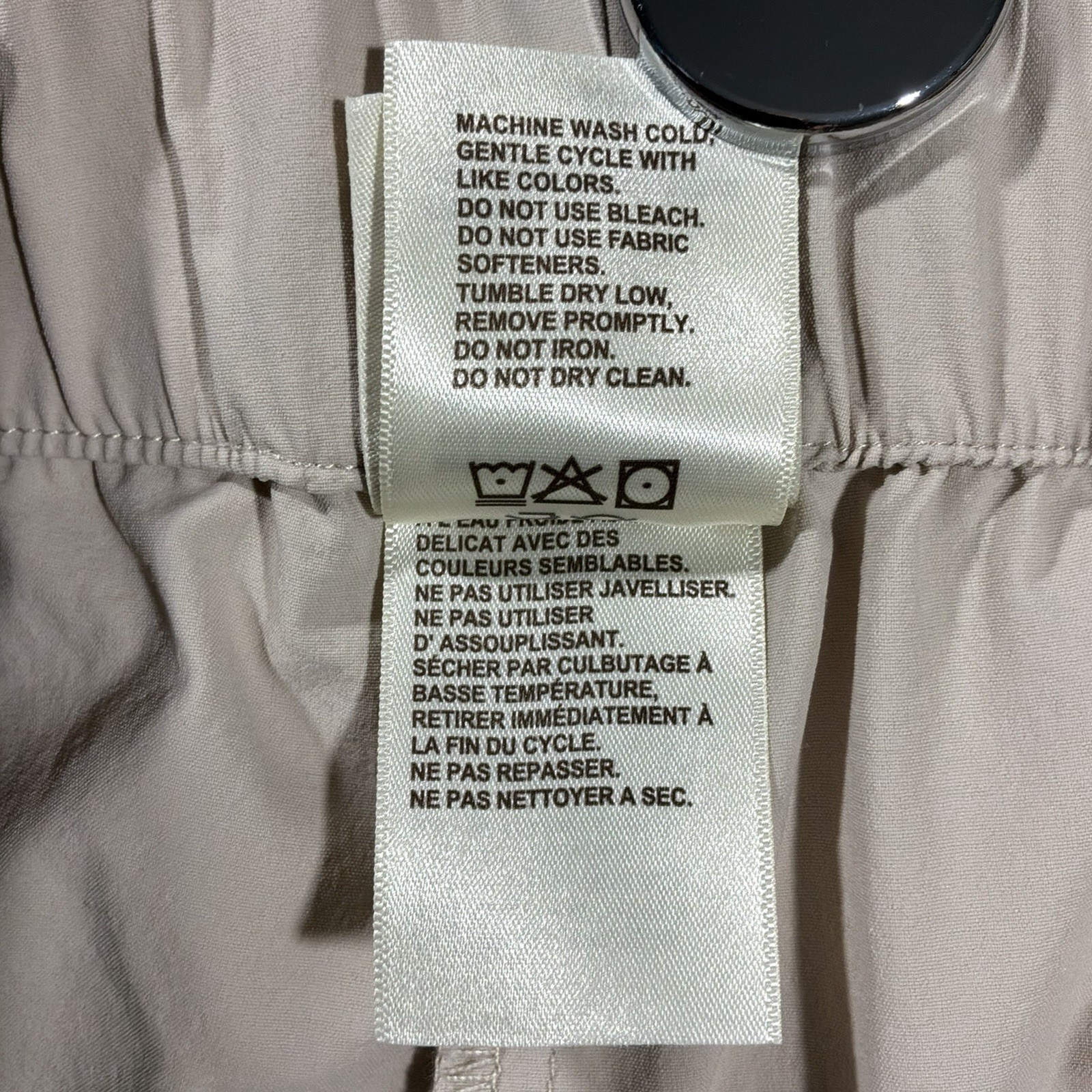 Avalanche LT Khaki Nylon/Spandex Convertible Zip-Off Pants Mid Rise 29″ Inseam S