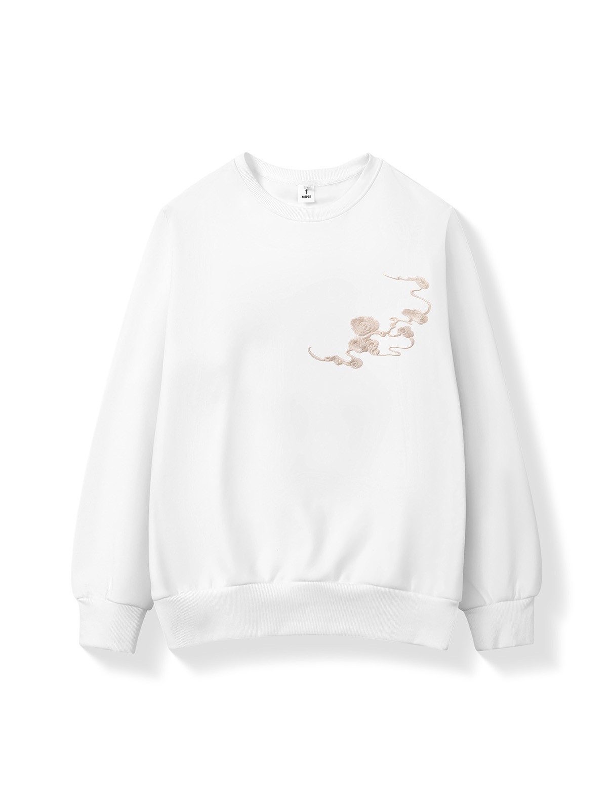 Niepce Men’s Japanese Streetwear Raging Panther Embroidery Graphic Sweater