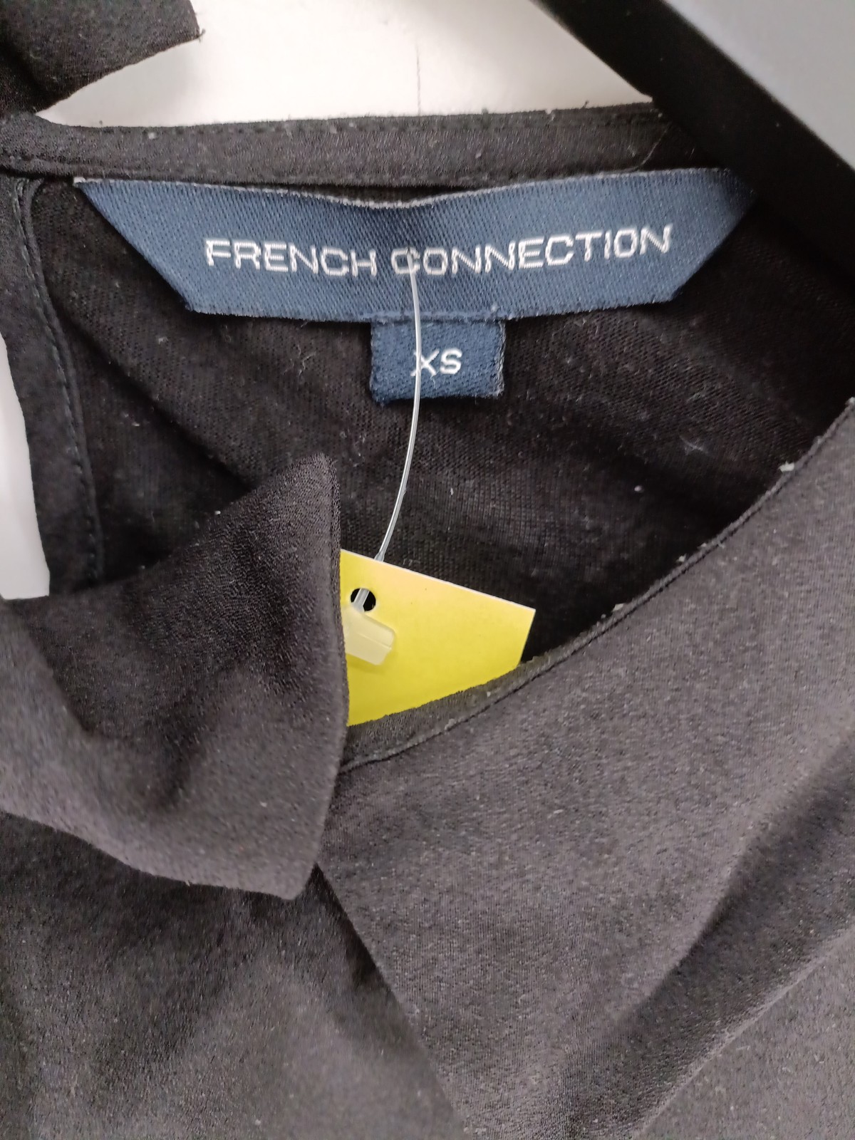 French Connection Women’s Blouse XS Black 100% Polyester Basic