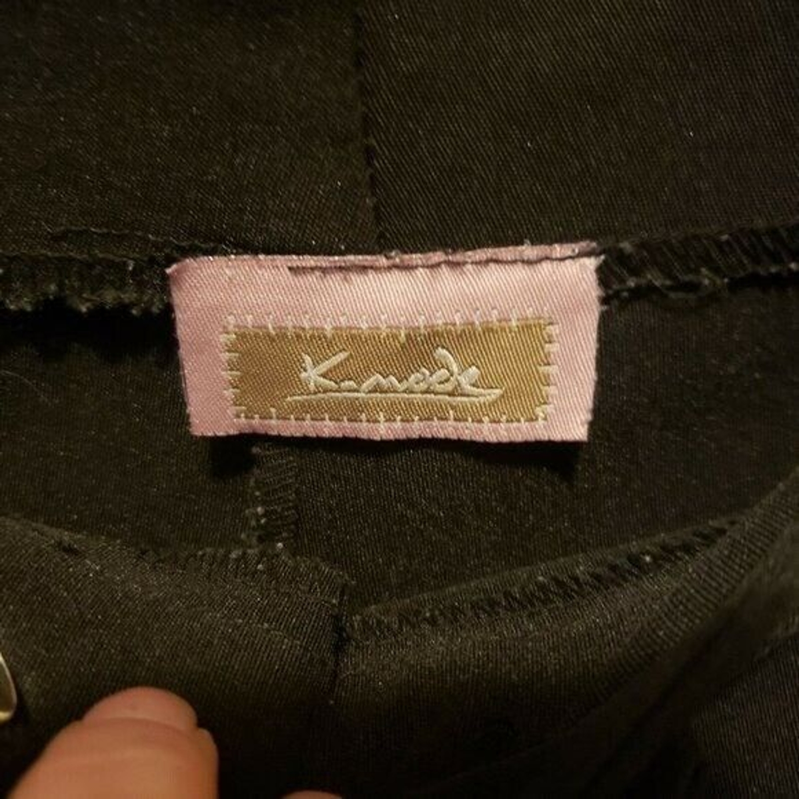 K. Mode Womens Size S Black Solid Flared Dress Pants