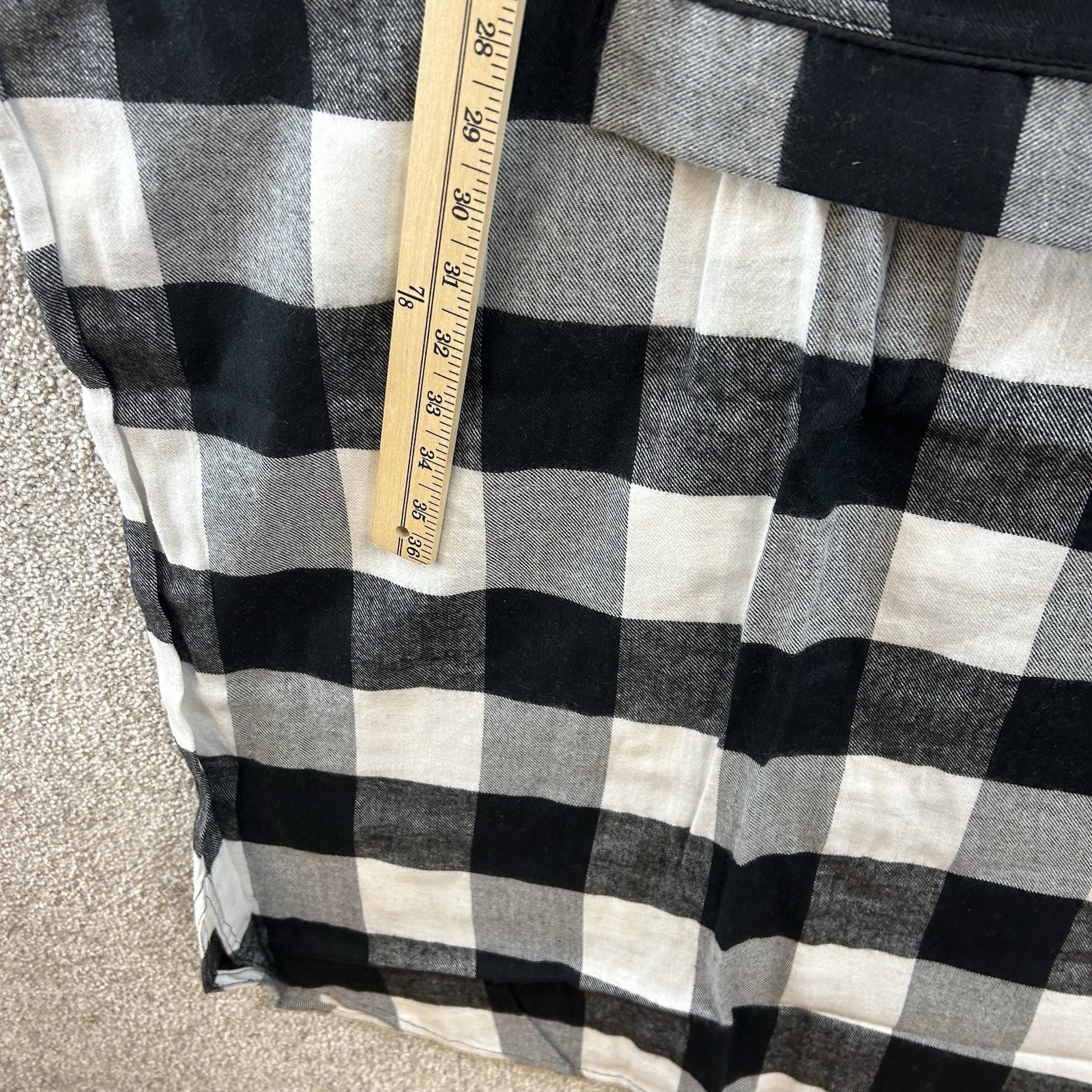NWOT Kingsize Women’s Dress Size 3XL/4XL Big Tall Buffalo Plaid Long Sleeve