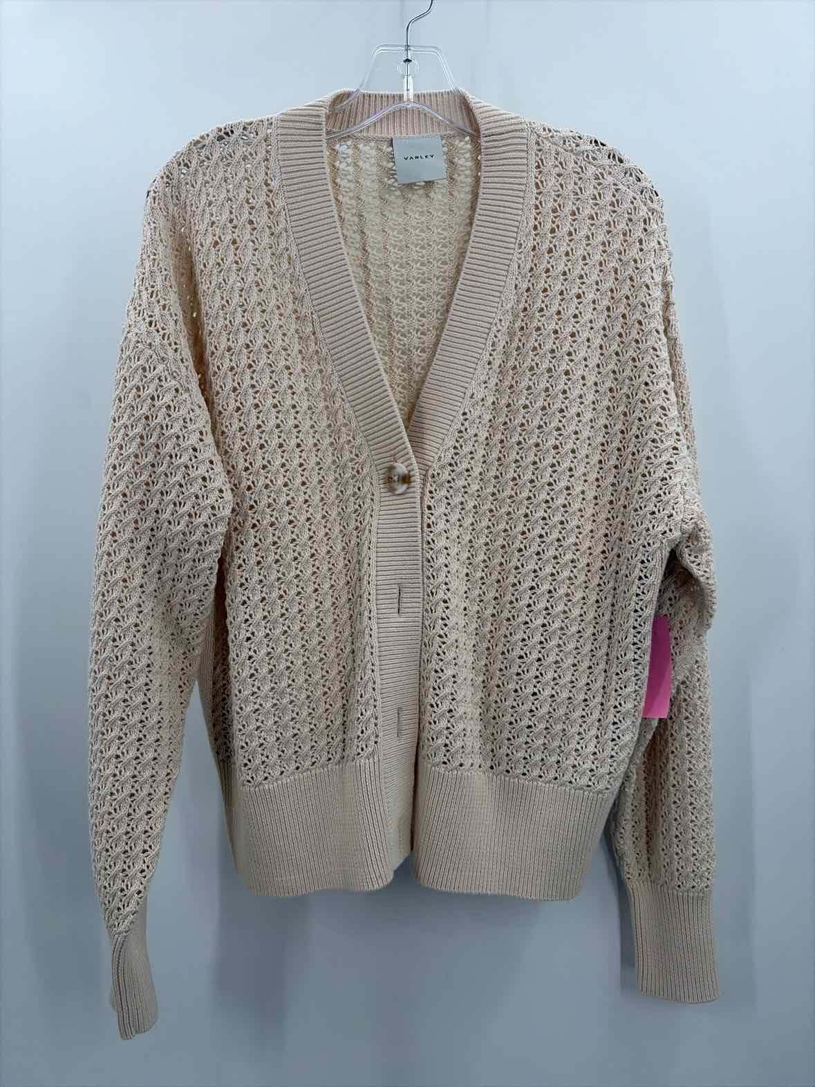 Pre-Owned Varley Ivory Size Small Cardigan Sweater