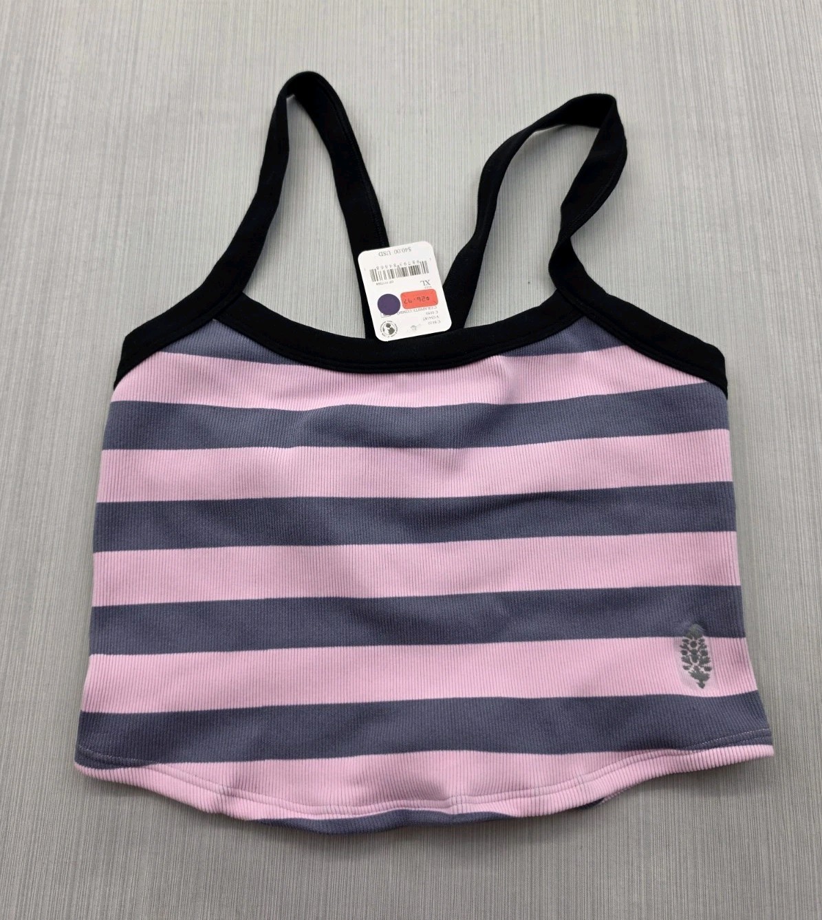 Free People FP Movement All Clear Cami Top Lavender Womens Size XL Stretch New