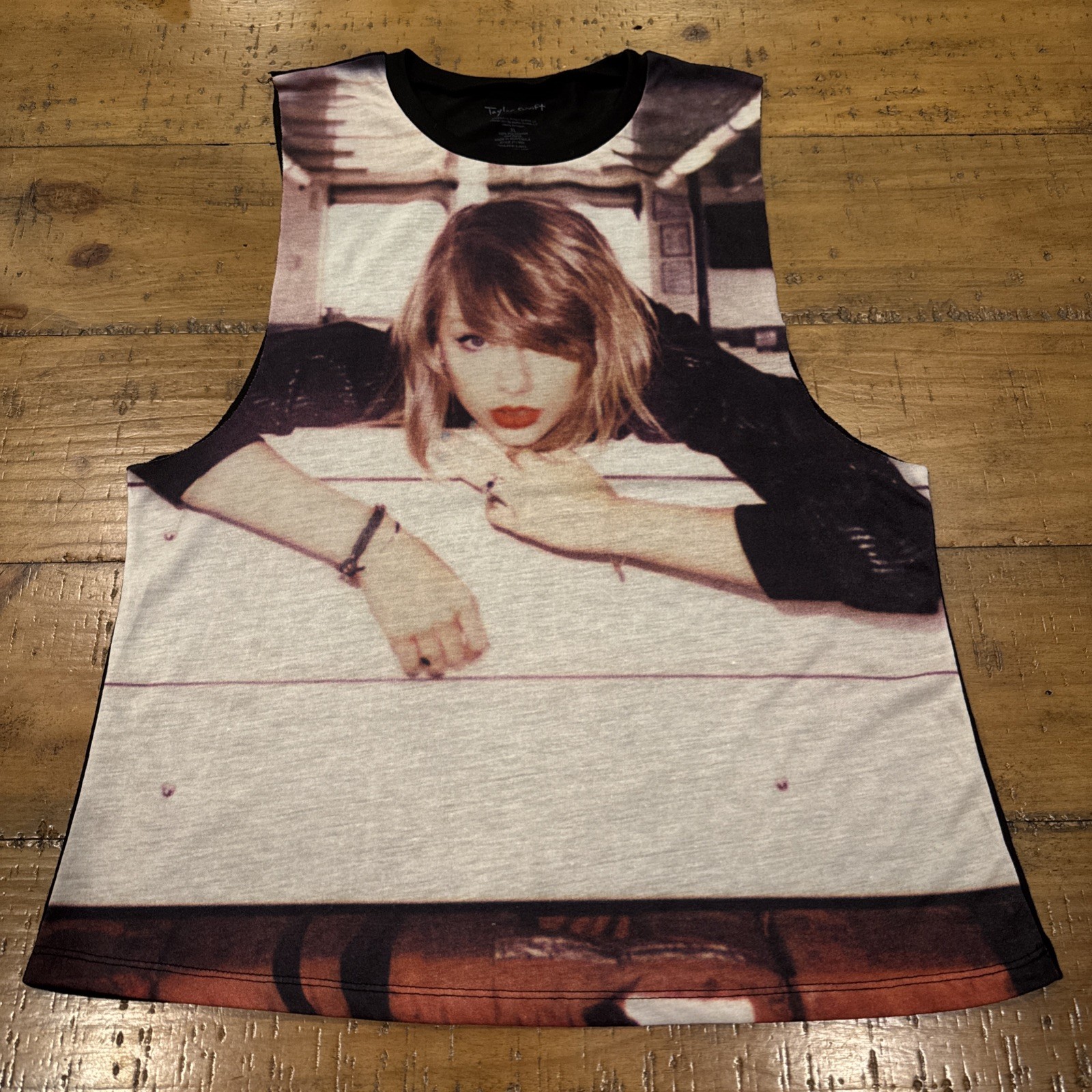 Taylor Swift 1989 World Tour Concert Official Tank Top 2014 Muscle Tee XL