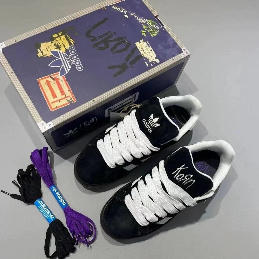 Adidas Korn Originals Campus ’00s Black White Gum Men’s and Women’s-IG0792