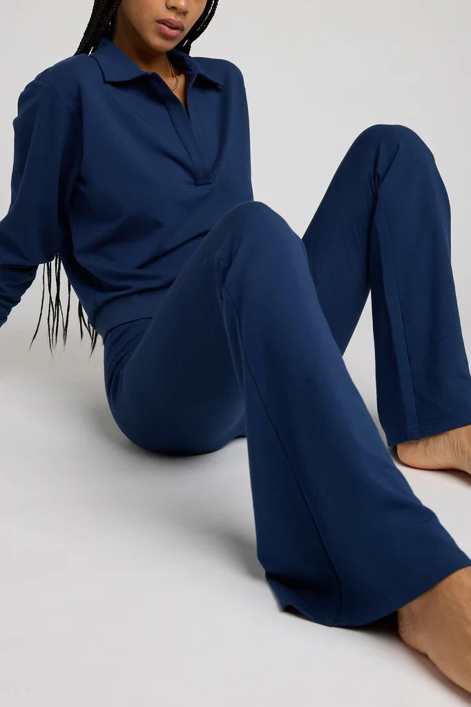 Negative Underwear Club Flare Pant in Navy, Size X-Small