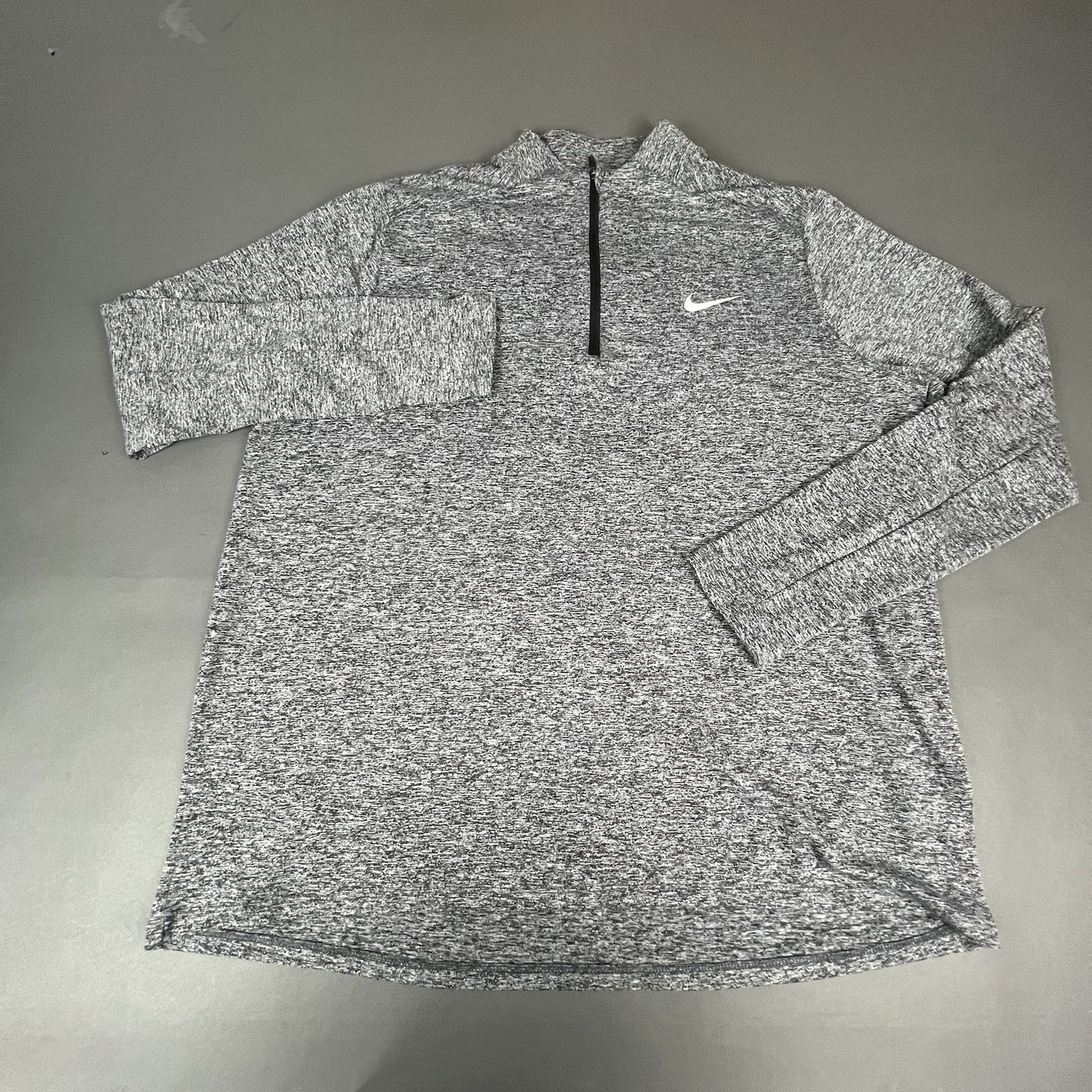 Nike Dri Fit Running Element Pullover Women’s Size XL Heather Gray 1/4 Zip