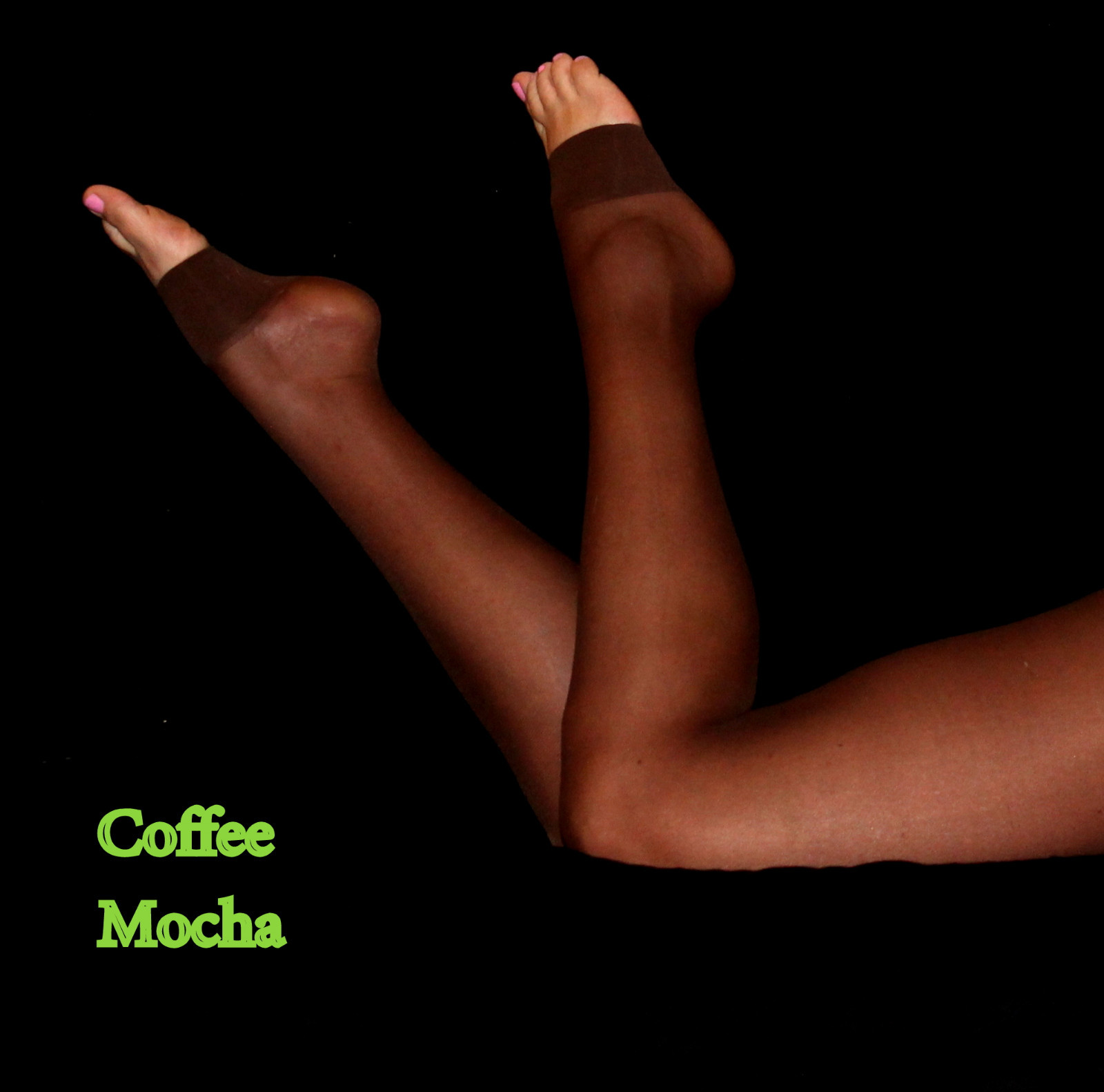 Tamara pic sz Pantyhose white Slouch Socks Toeless Hooters Uniform sheer hosiery