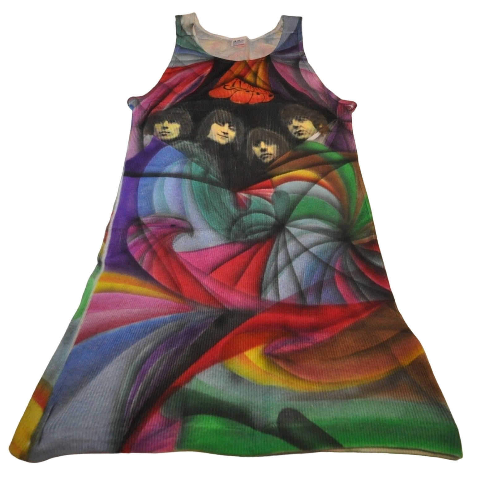 The Beatles 1990’s Tie Dye Style Tank Top Shirt Rare – The Beatles Shirt Size 14