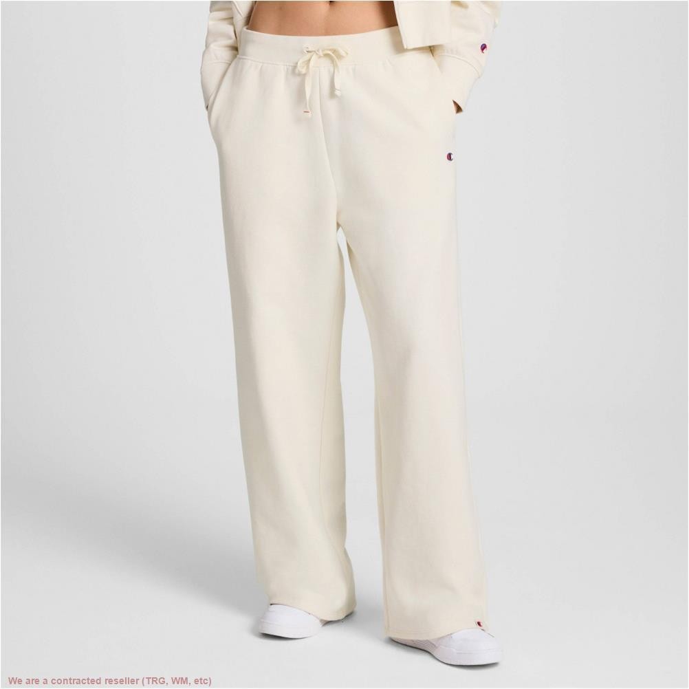 Champion Women’s High-Rise Fleece Wide Leg Sweatpants – Cream L *SEE DEAL!!!*