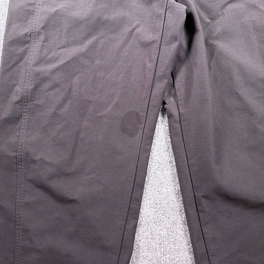 Uniqlo Jersey Barrel Pants Women XL Black Wide Leg Utility Techwear *READ*