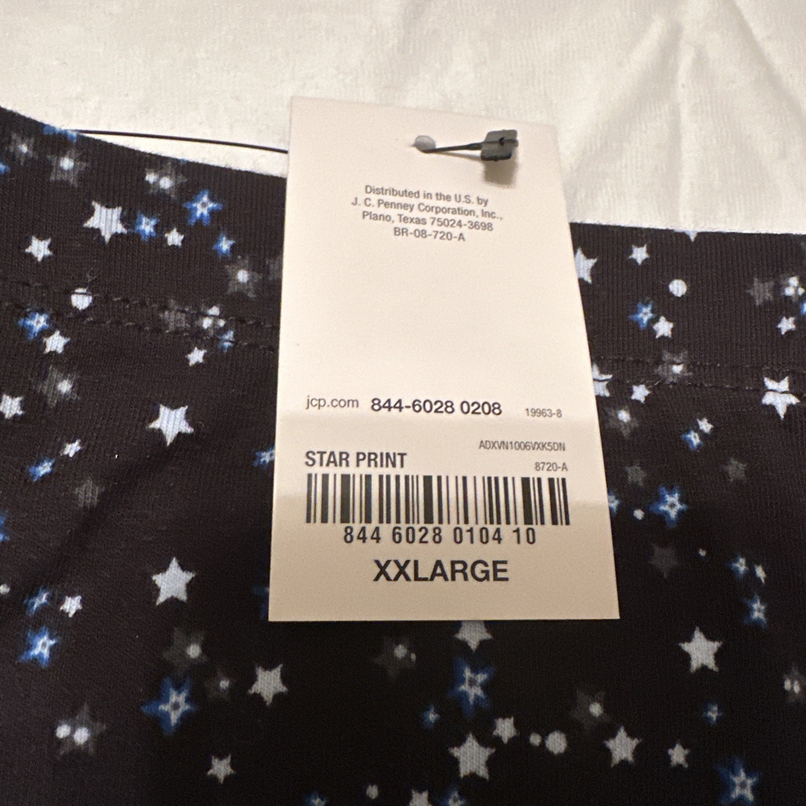 A.N.A 95% Cotton Stretch Leggings Size XXL NWT Set of 7 Pairs Stars Foil Solid