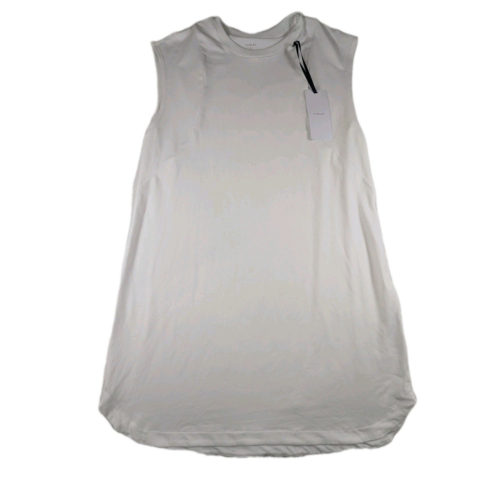 Varley Naples Women’s Size Large Sleeveless Athletic Dress 31.5 in White NWT