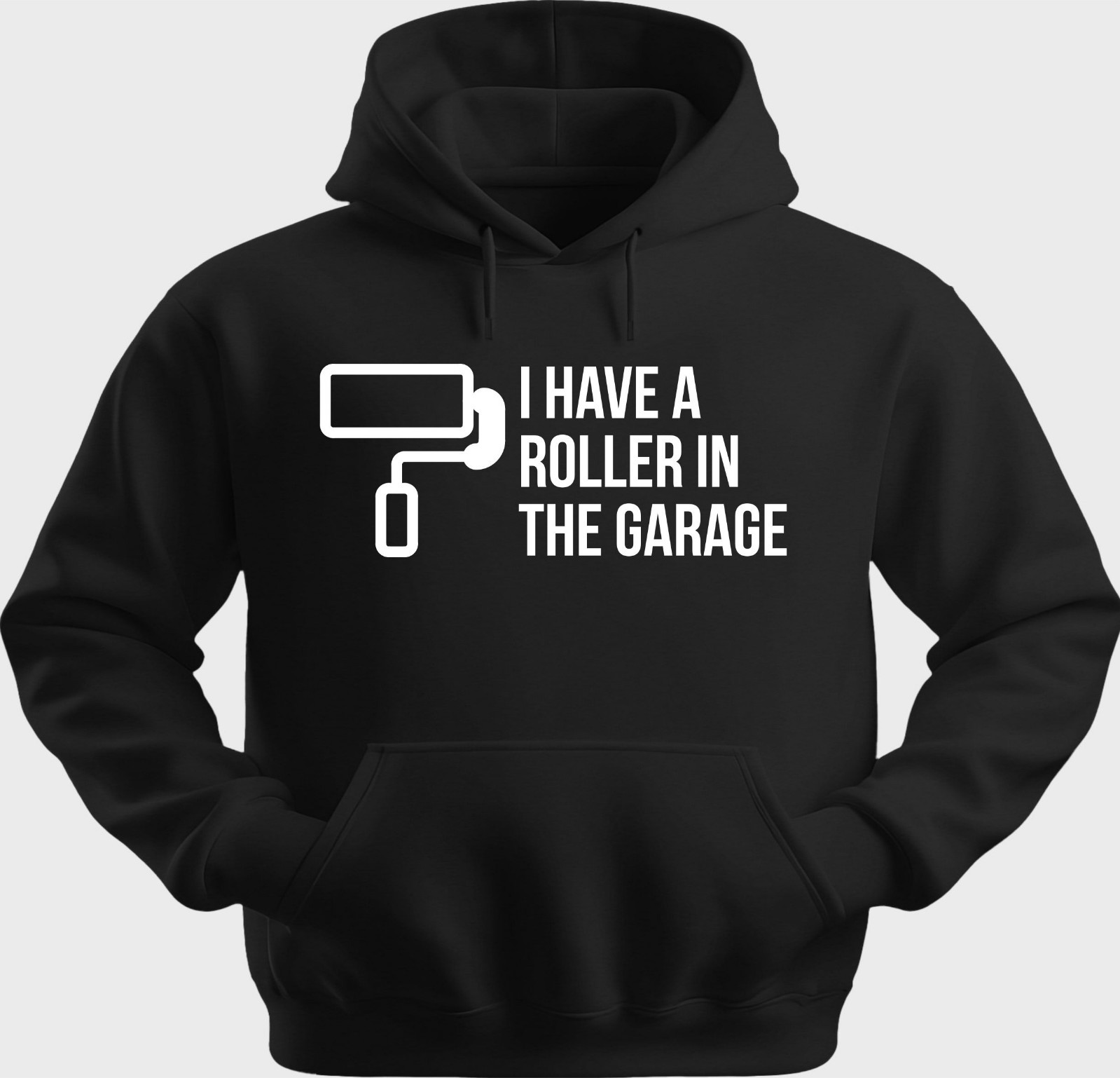 Funny Unisex Hoodie Hooded Sweatshirt Gildan Blend I Have A Roller H0466