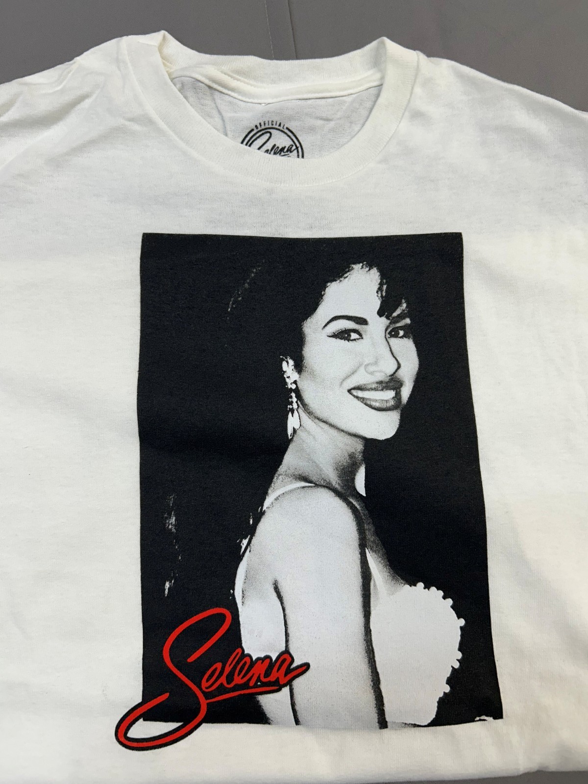 Selena Quintanilla White Short Sleeve T Shirt