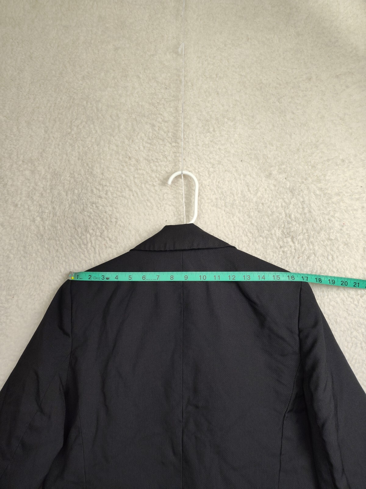 Le Suit Women Jacket 14 Black 100% Polyester Single Breasted Classic Fit Blazer