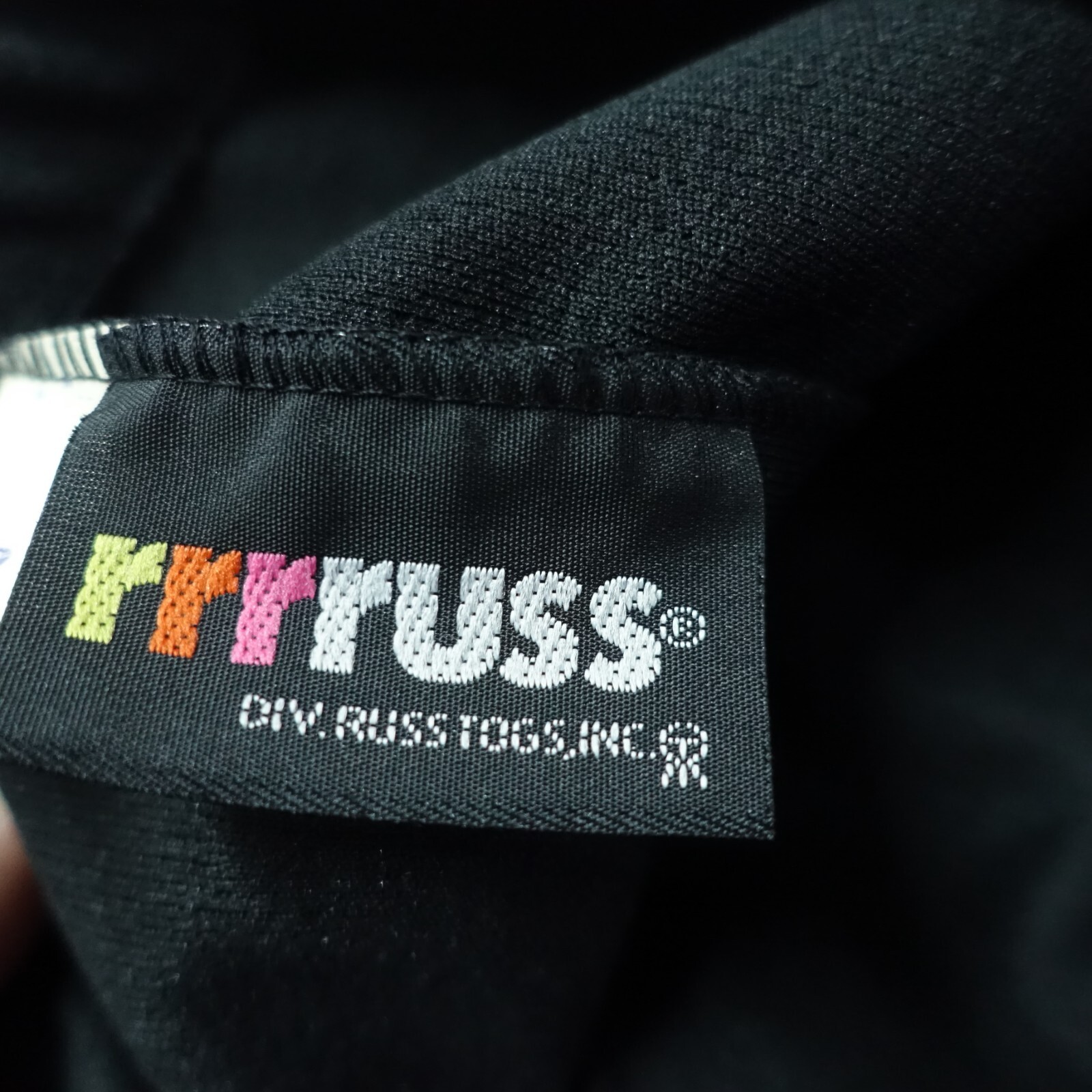 Rrrruss Sweatpants Women Size 18 Black Straight Leg Pleated Front 100% Polyester