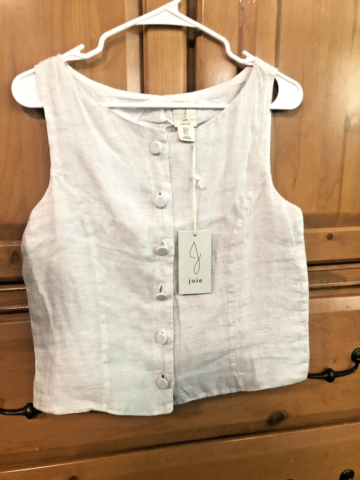 Joie Linen Vest, Top, Women’s, Size S, NWT