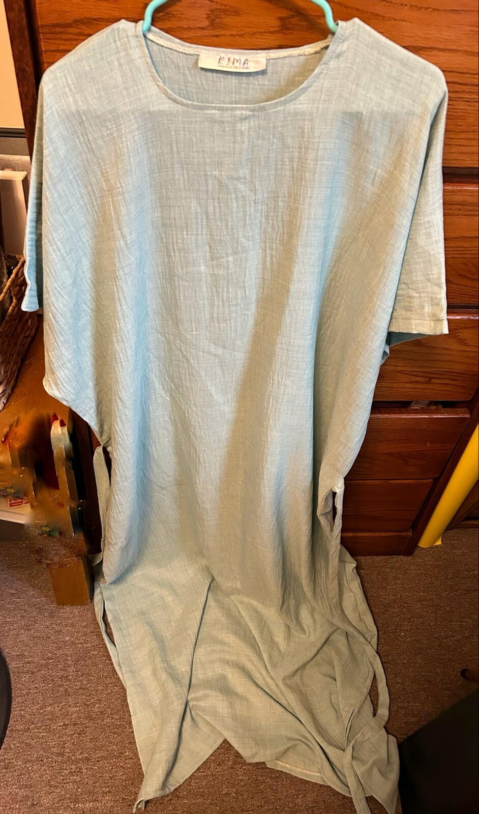 Casual Maxi Dress Made in Egypt with best fabrics fits Medium to Large