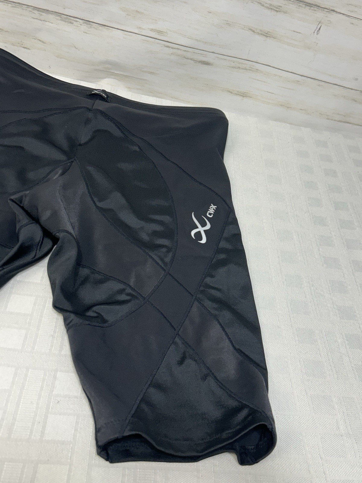 CW-X Pro Compression Short Black Size XL 12″ Inseam Workout Running 240805