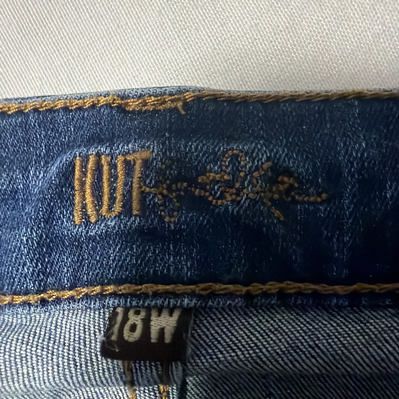 KUT from the Kloth Toothpick Skinny Jeans Women’s Size 18W Blue Denim Pants