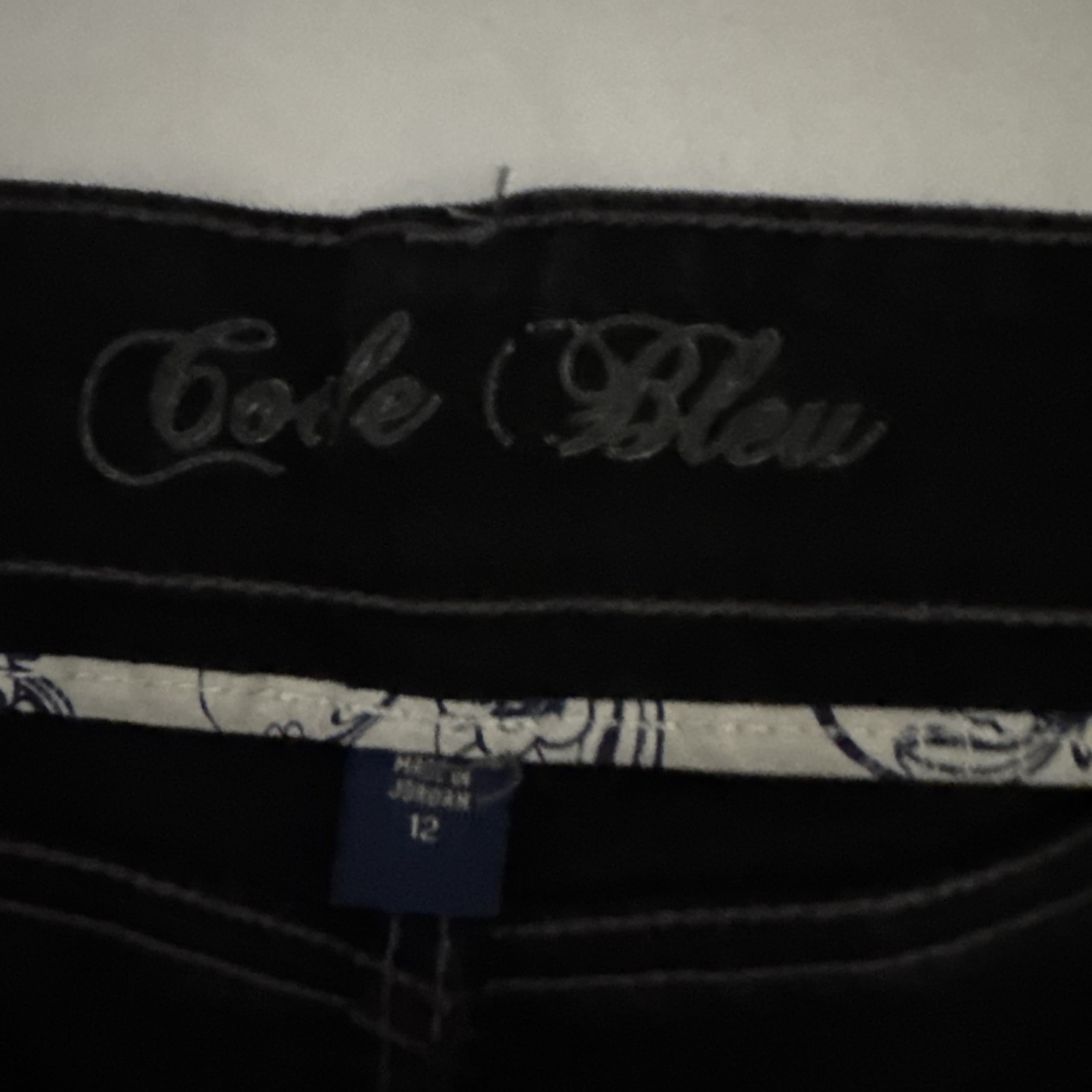 Code Bleu women’s Black Brigitte Bootcut Jeans 12 long new