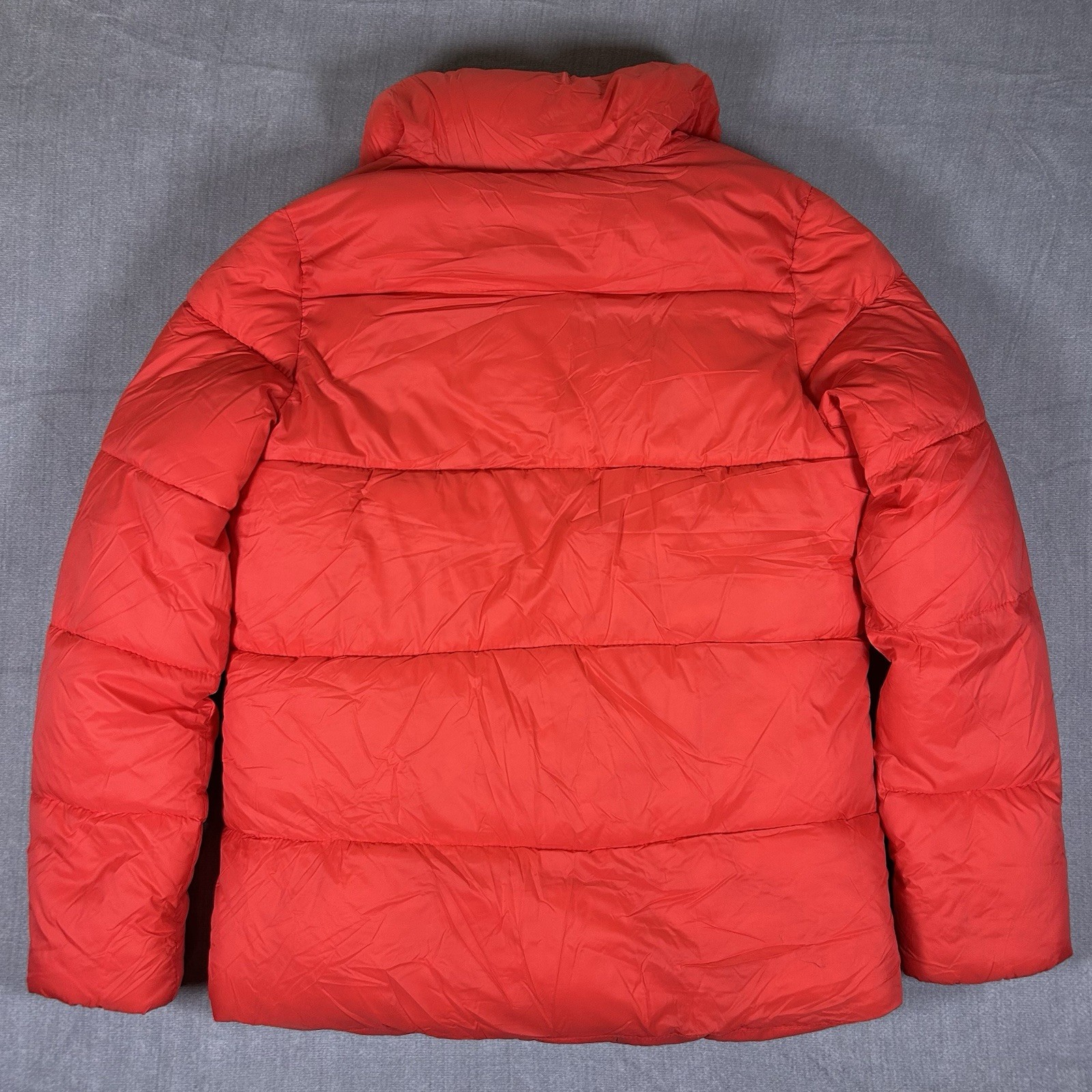 Old Navy Frost-Free Quilted Puffer Zip Jacket in Red Medium