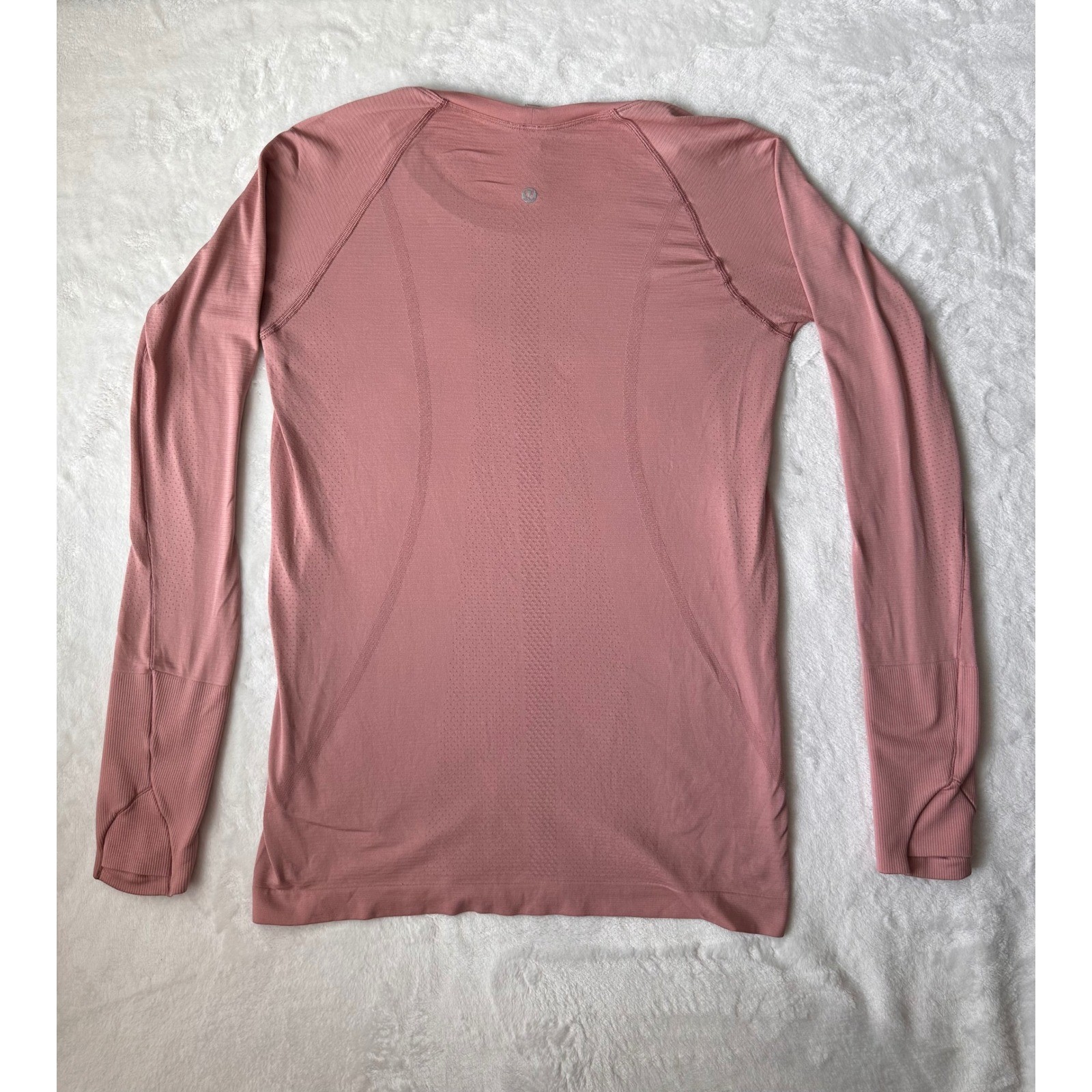 Lululemon Swiftly Tech Long Sleeve 2.0 Pink Running Shirt Size 8