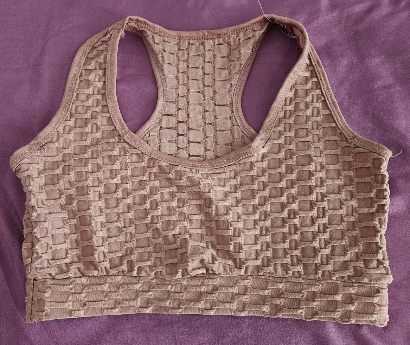 Women’s/ Girls Pink Racer Back Crop Top Size S/M